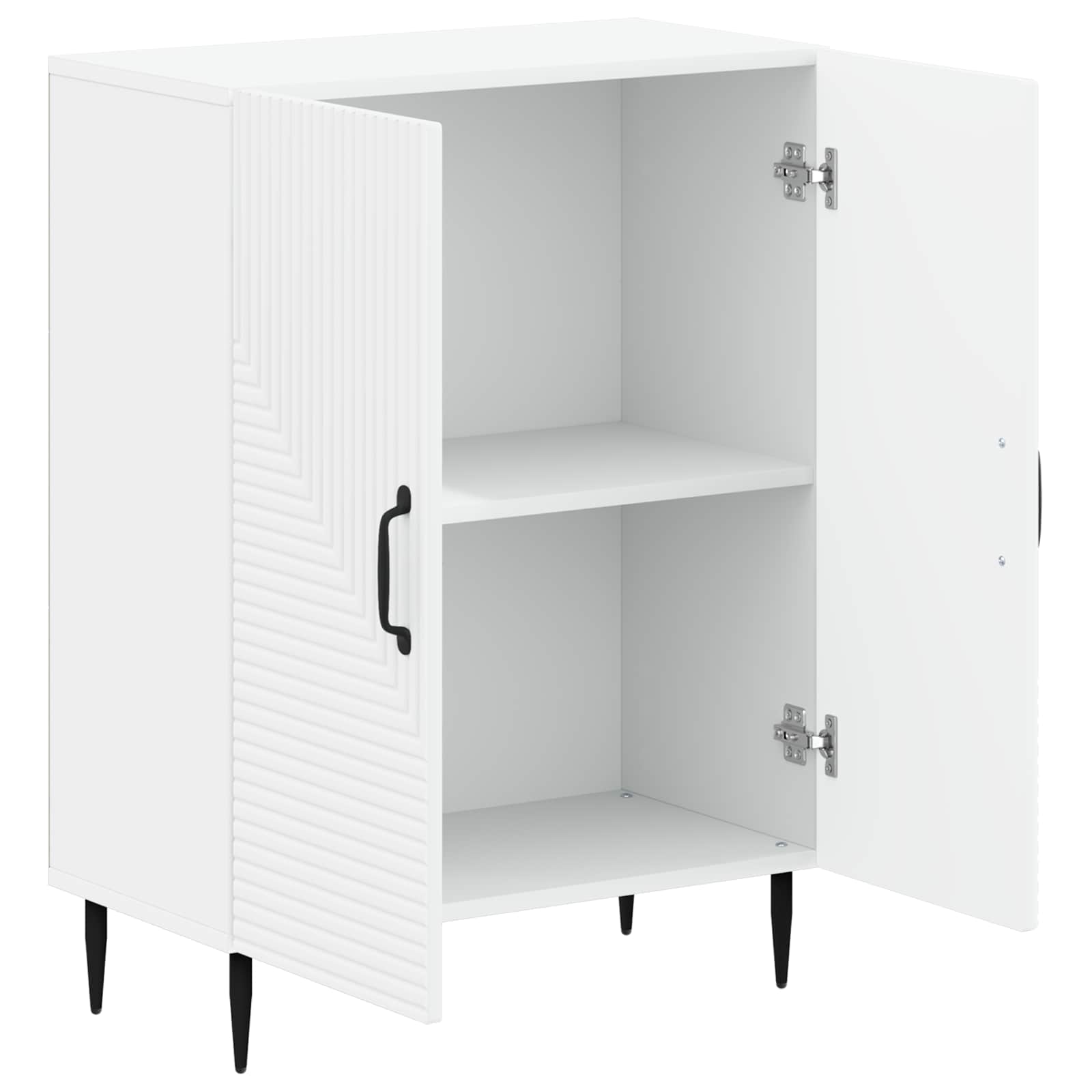 Bathroom Storage Cabinet HAARLEM White 59.5 x 31 x 80 cm
