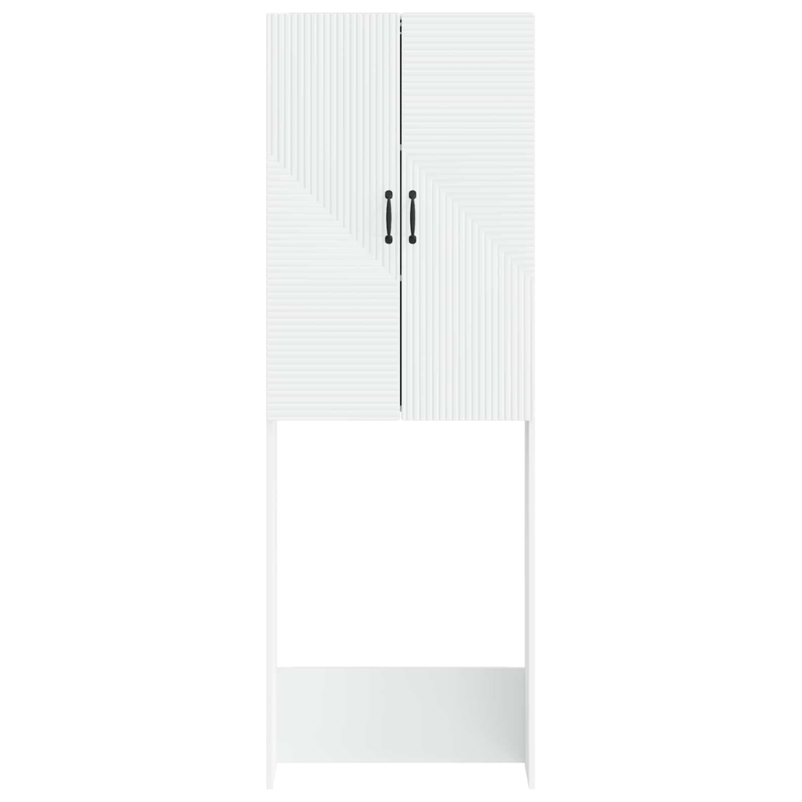 Toilet Cabinet HAARLEM White 66 x 25.5 x 190 cm Engineered Wood
