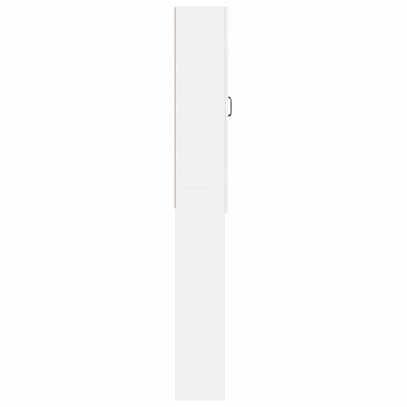Toilet Cabinet HAARLEM White 66 x 25.5 x 190 cm Engineered Wood