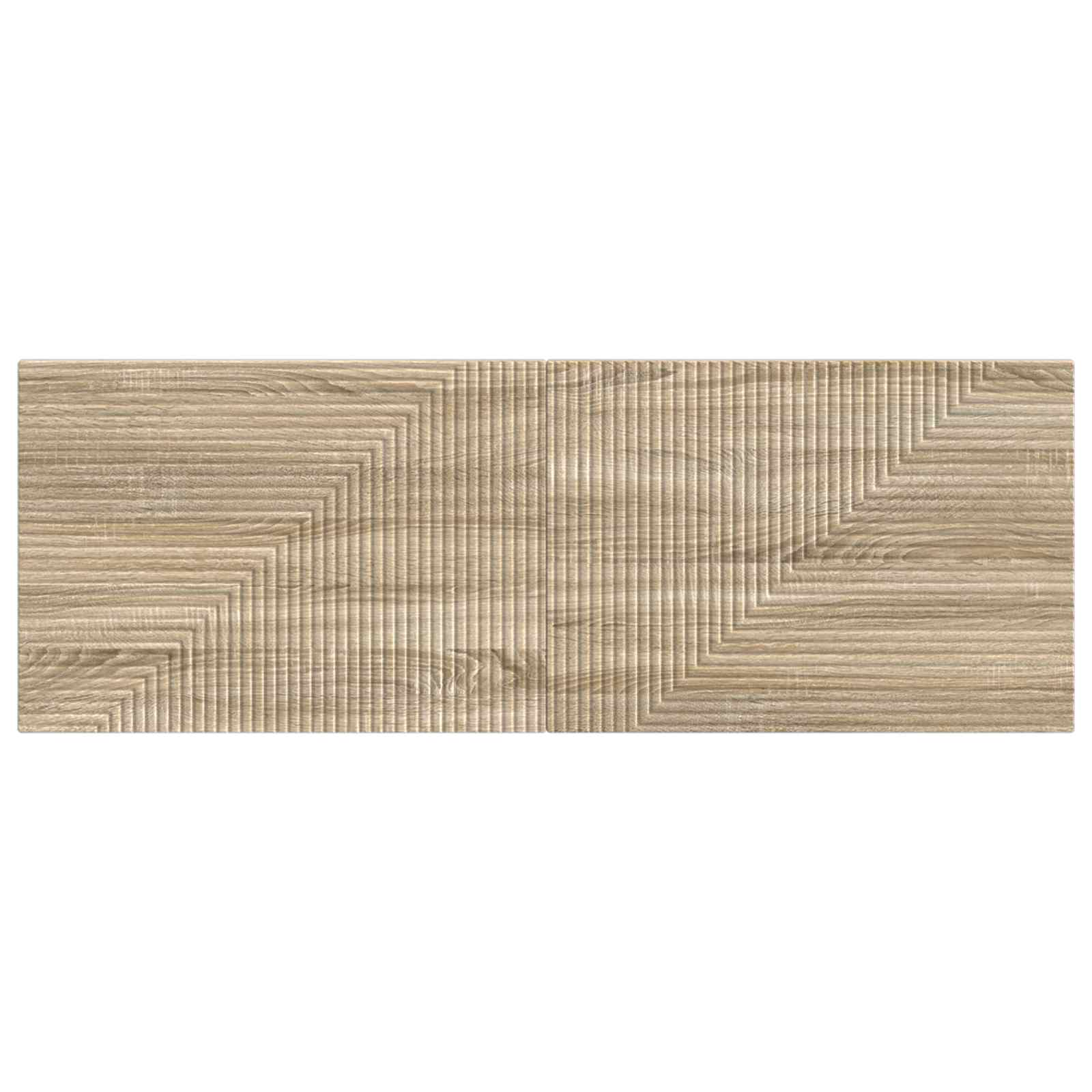 Wall-Mounted Headboard HAARLEM Sonoma Oak Engineered Wood