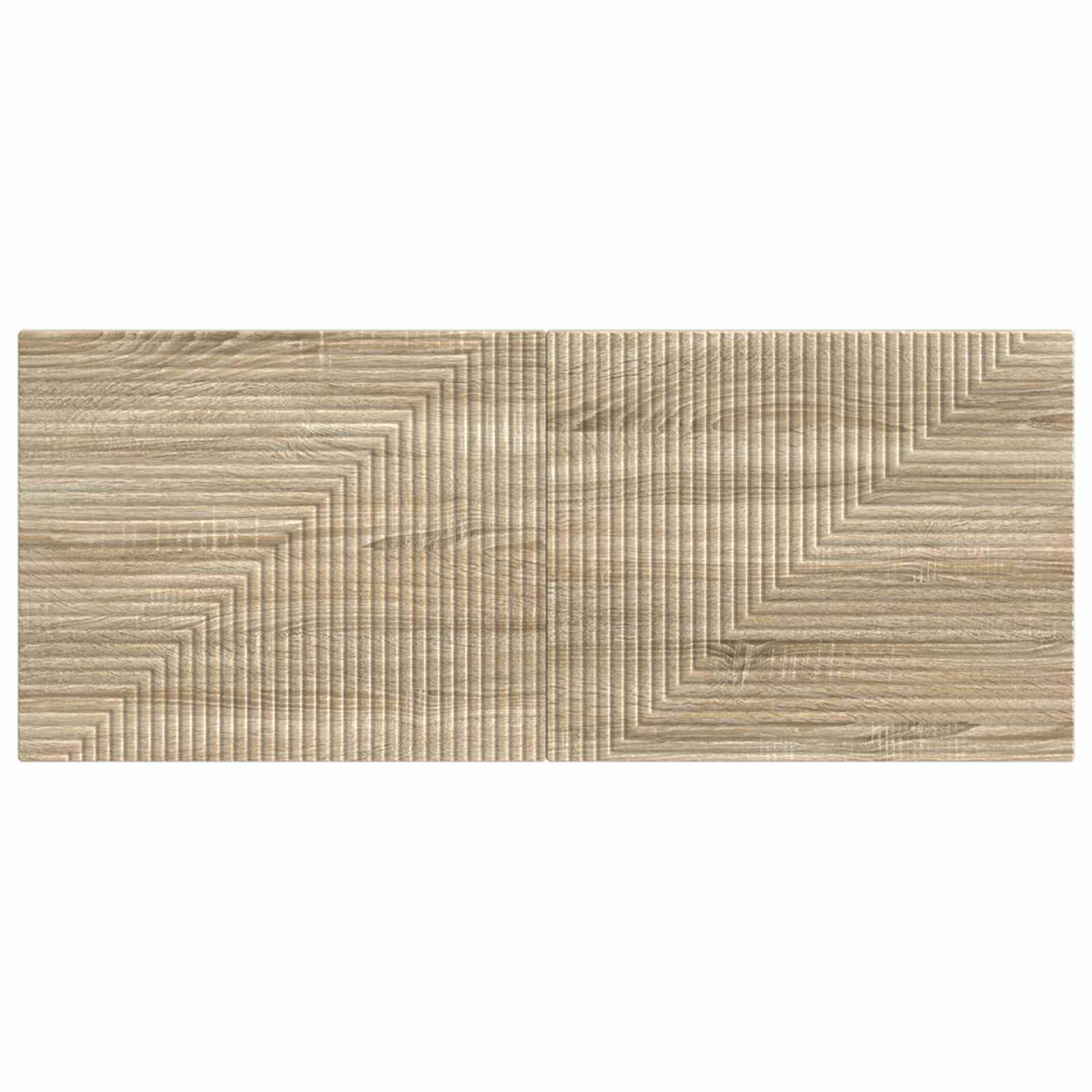 Wall-Mounted Headboard HAARLEM Sonoma Oak Engineered Wood