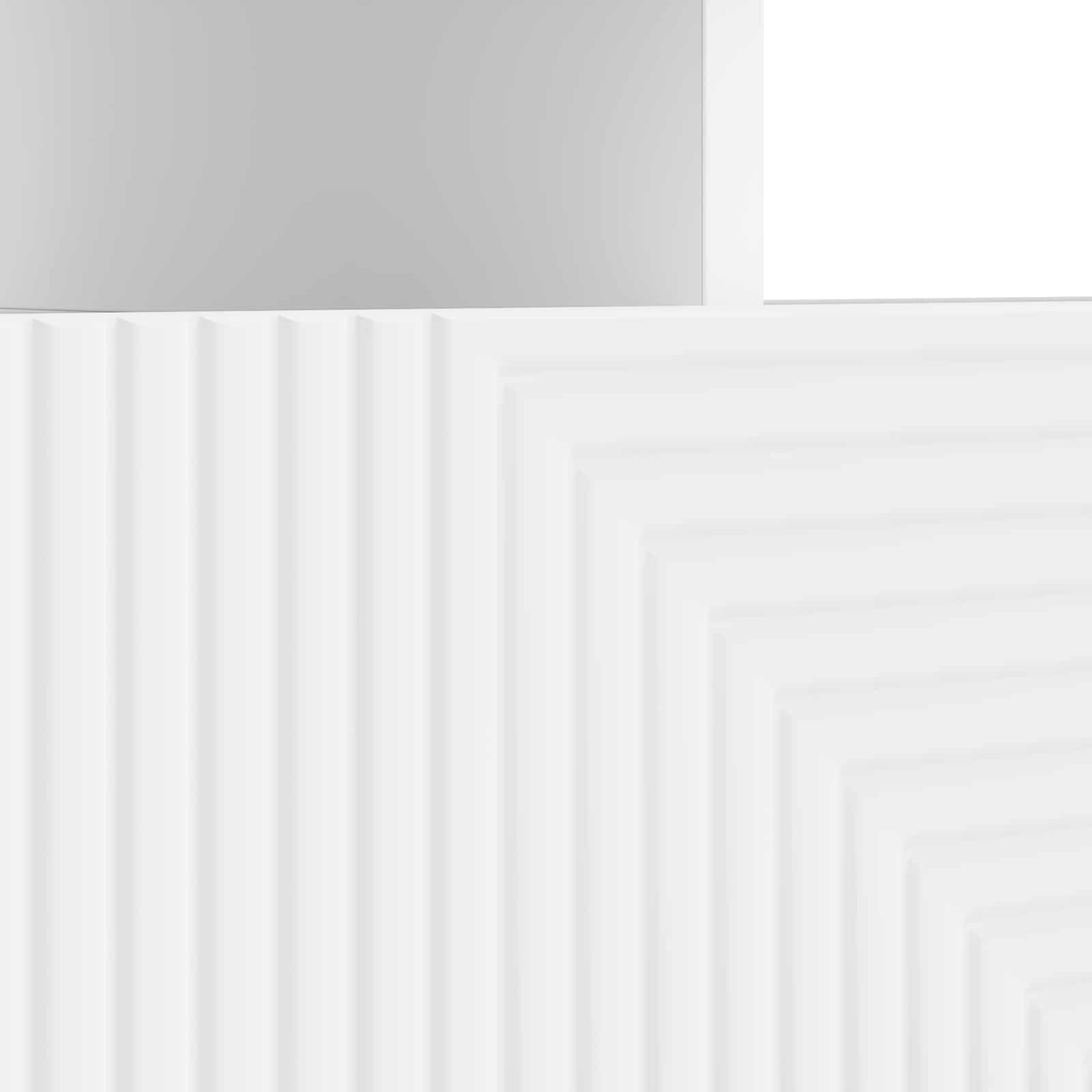 LED TV Cabinet White Engineered Wood