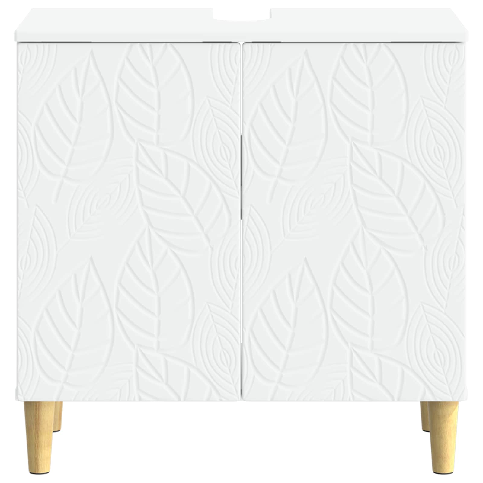 Bathroom Sink Cabinet DELFT White 59.5 x 31.5 x 59 cm