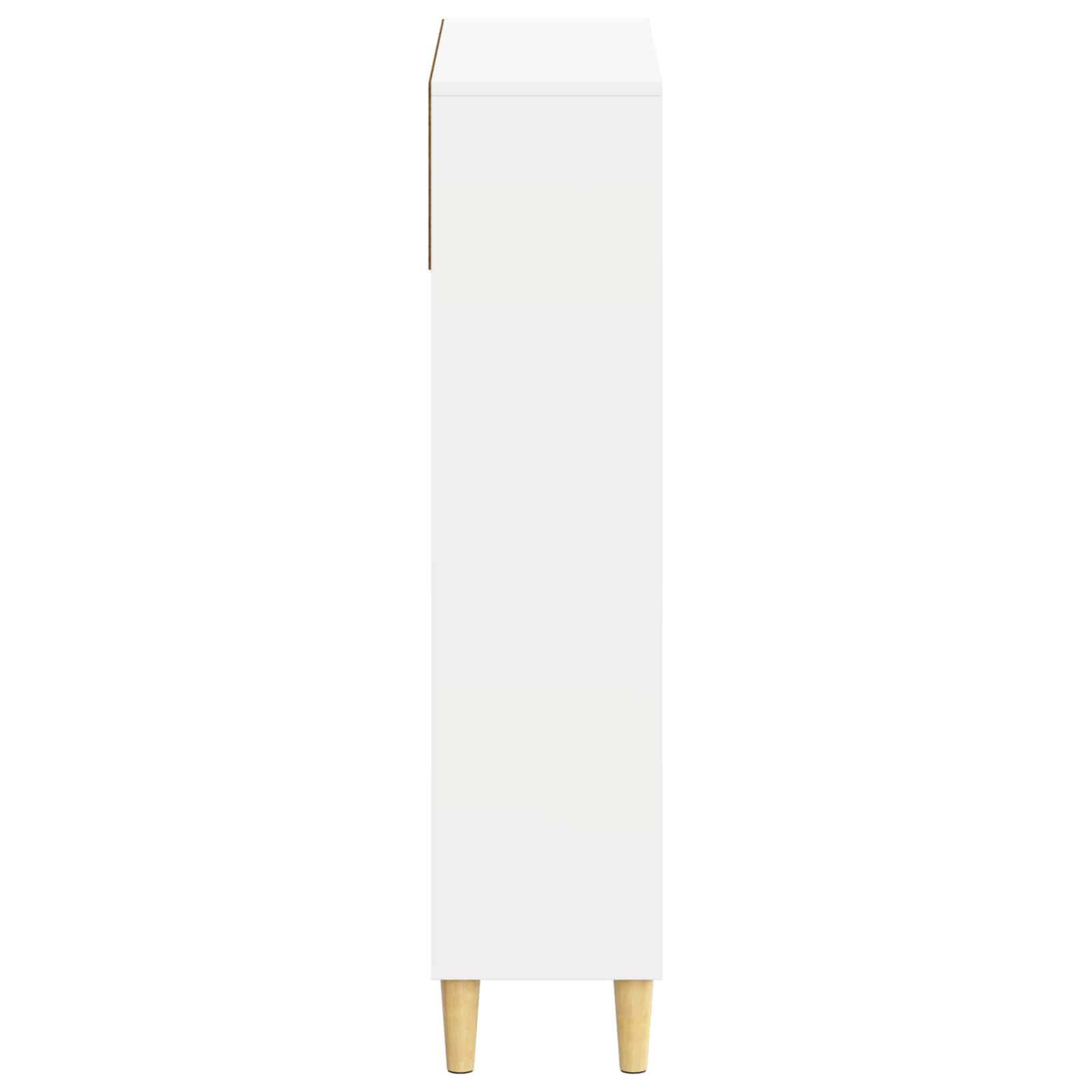 Shoe Cabinet DELFT 78 x 24 x 103 cm Engineered Wood White