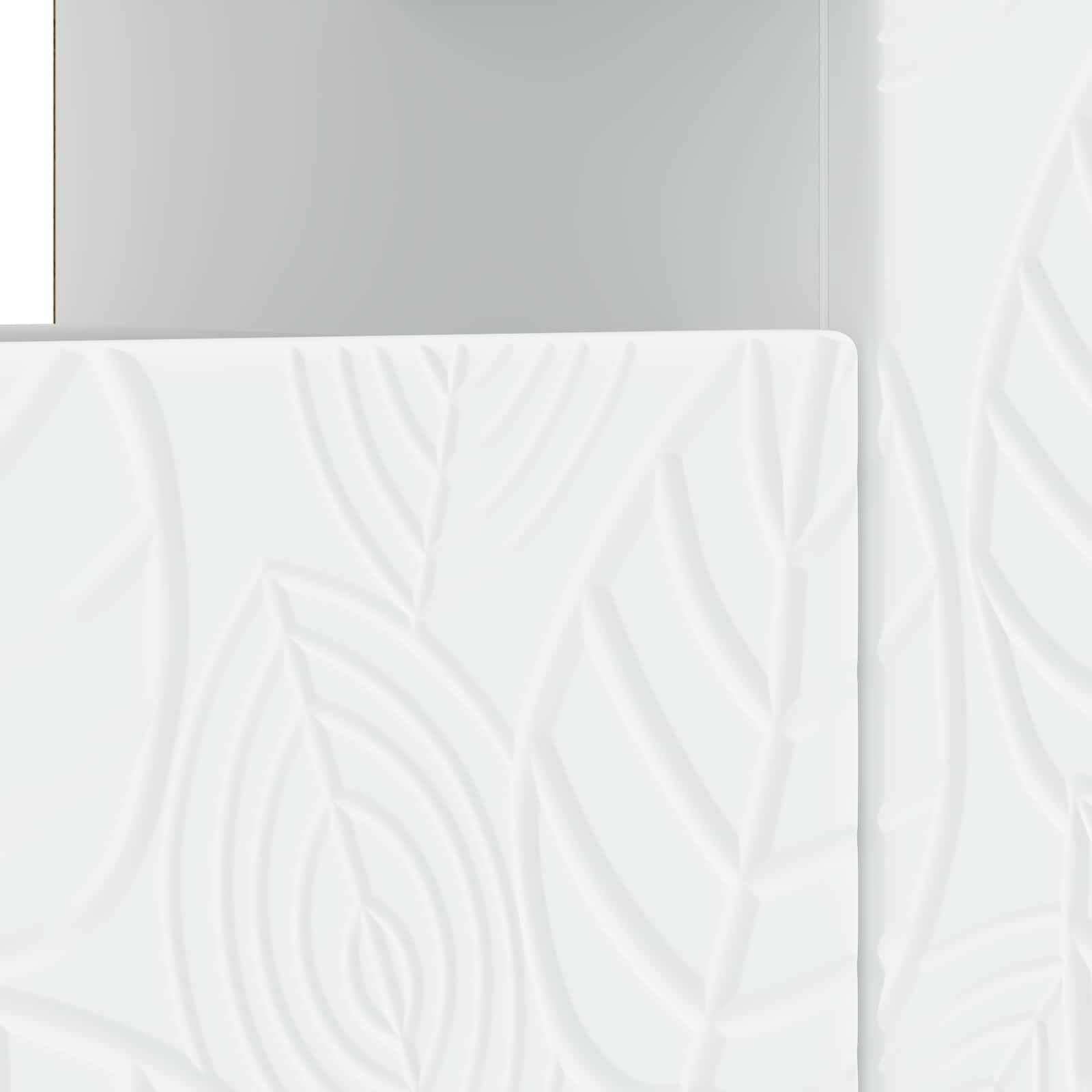 LED TV Cabinet White Engineered Wood