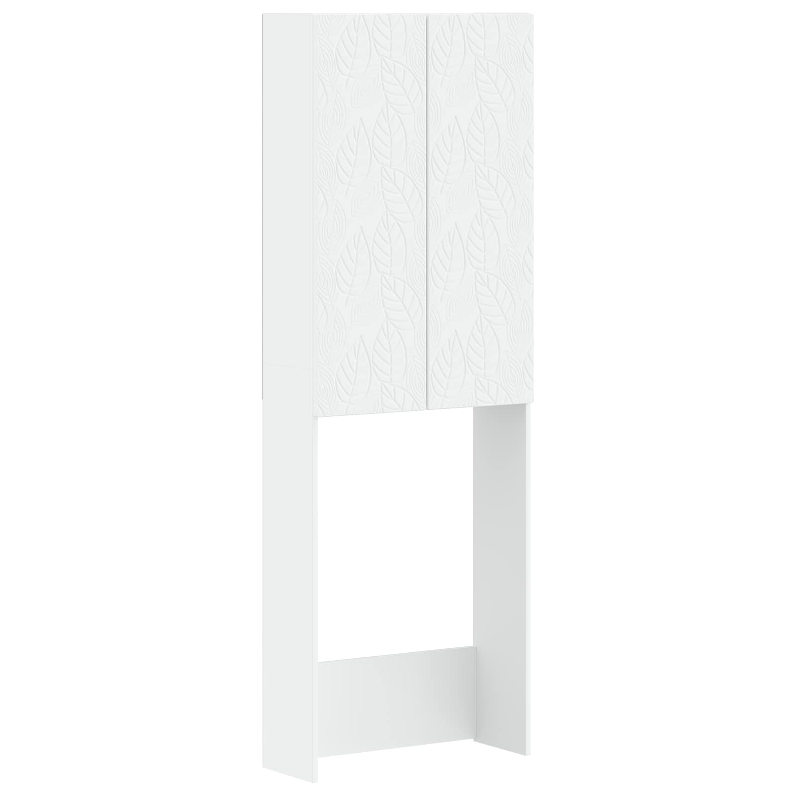 Toilet Cabinet DELFT White 66 x 25.5 x 190 cm Engineered Wood