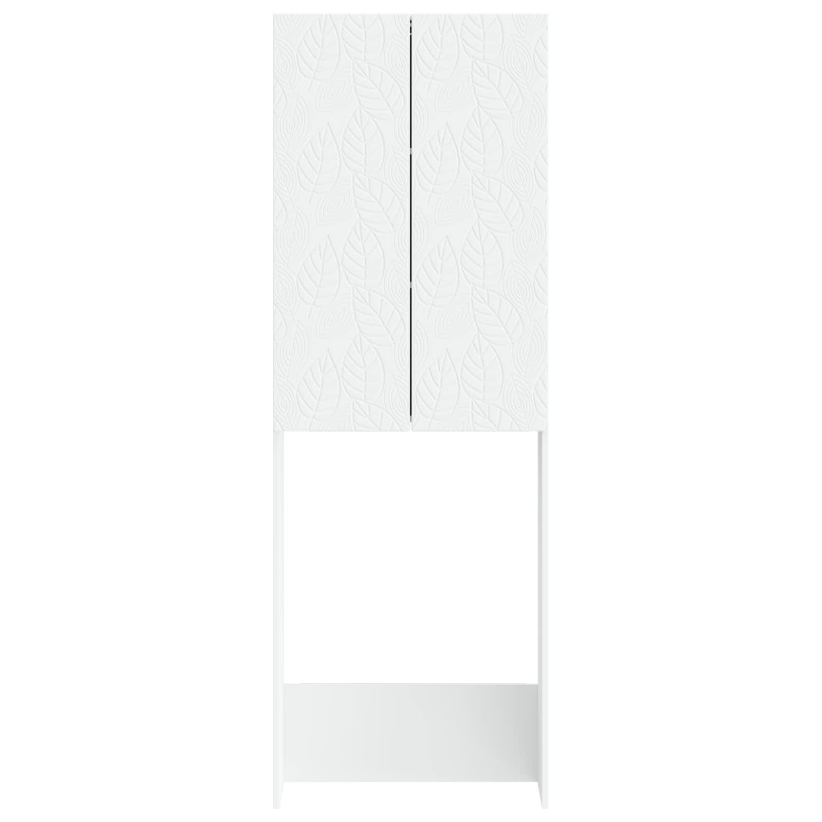 Toilet Cabinet DELFT White 66 x 25.5 x 190 cm Engineered Wood