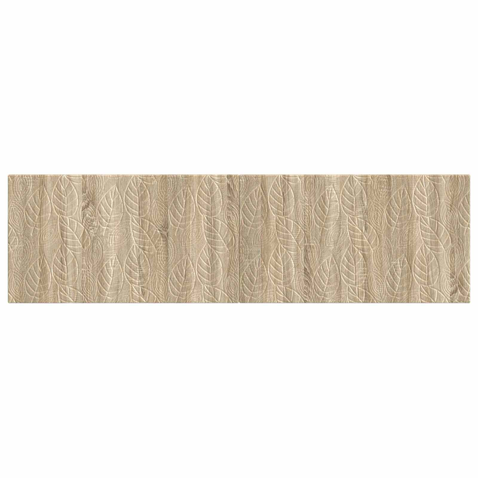 Wall-Mounted Headboard DELFT Sonoma Oak Engineered Wood