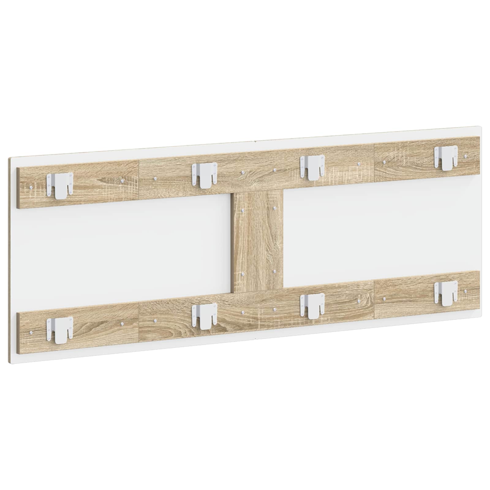 Wall-Mounted Headboard DELFT Sonoma Oak Engineered Wood