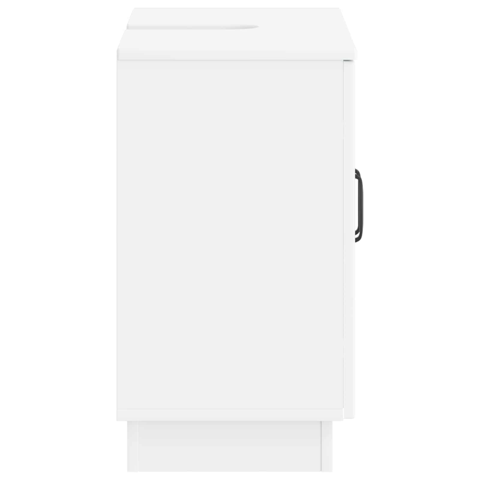 Bathroom Sink Cabinet HOORN White 59.5 x 31.5 x 56 cm