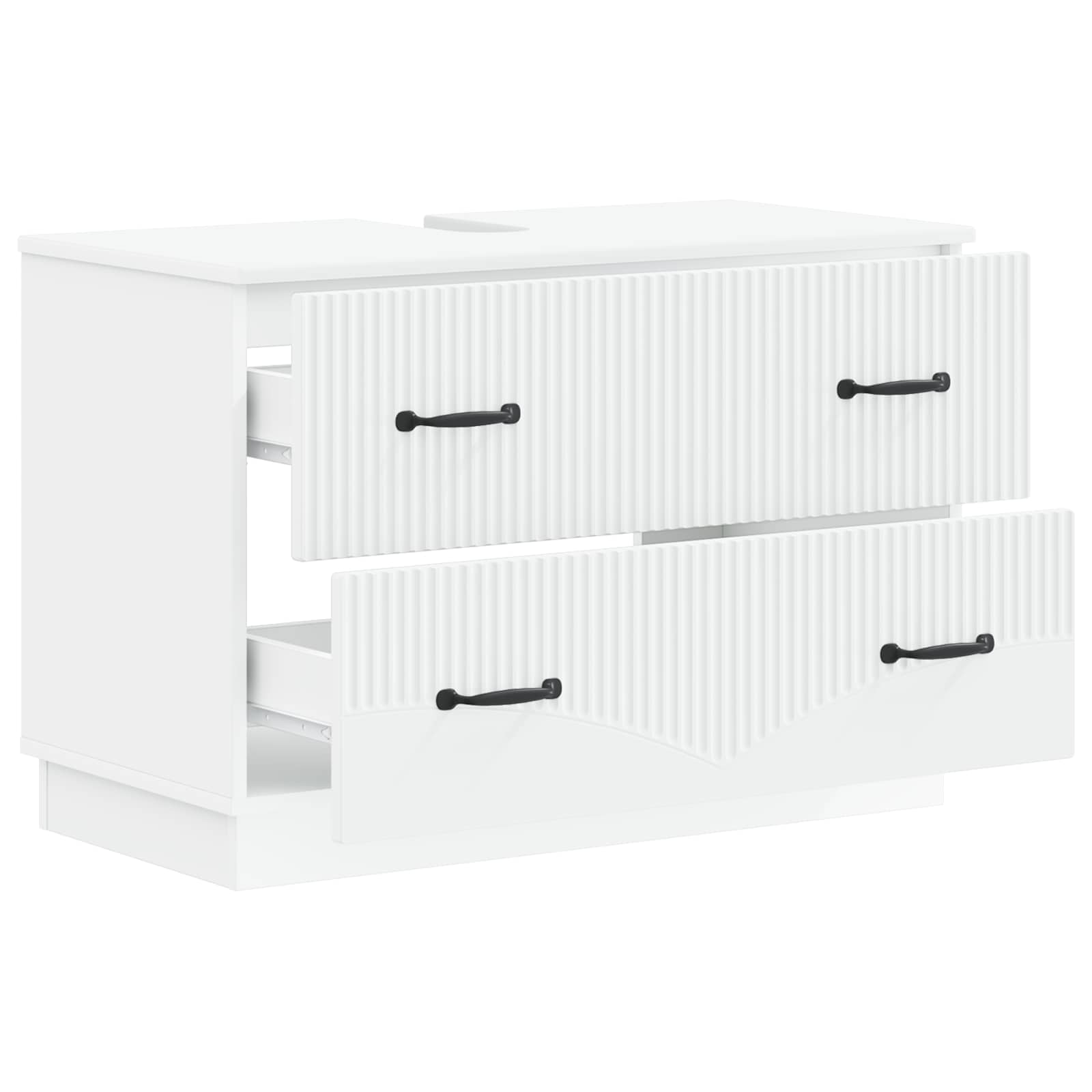Bathroom Sink Cabinet HOORN White 82 x 41 x 56 cm