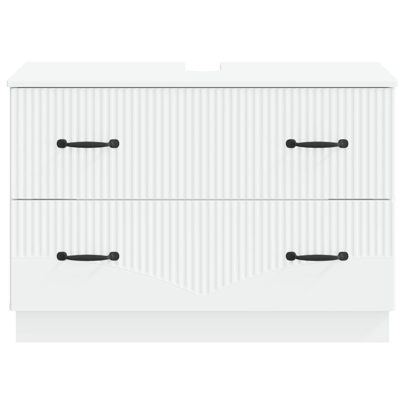 Bathroom Sink Cabinet HOORN White 82 x 41 x 56 cm