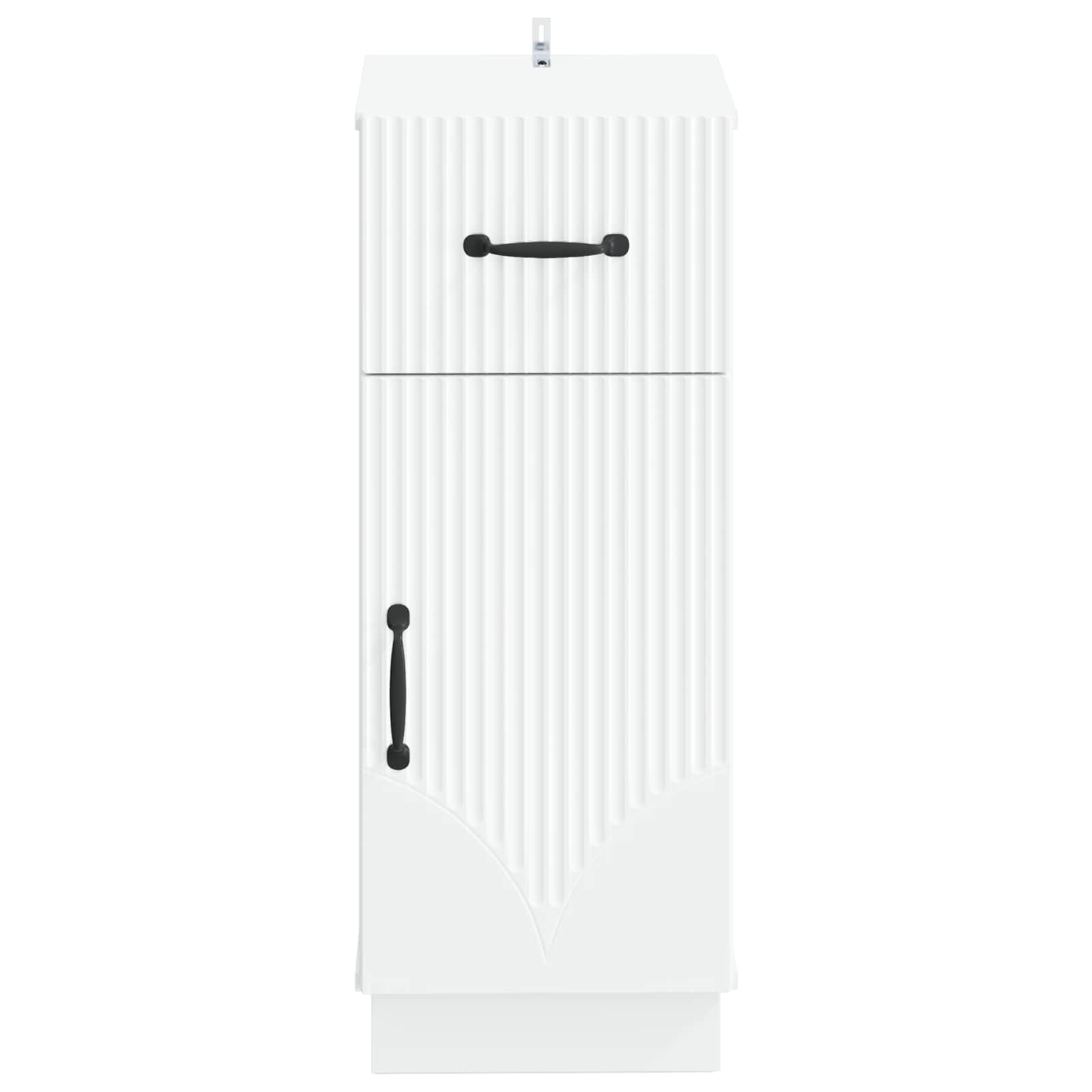 Bathroom Storage Cabinet HOORN White 30 x 31 x 77 cm