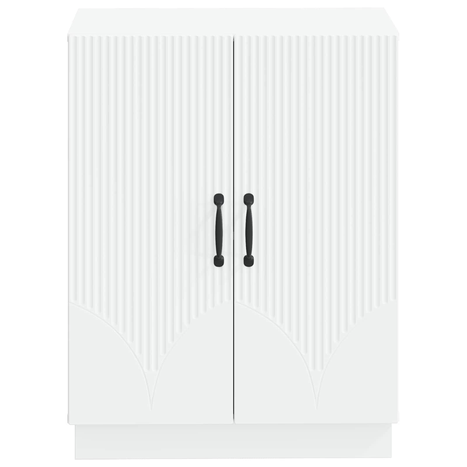 Bathroom Storage Cabinet HOORN White 59.5 x 31 x 77 cm