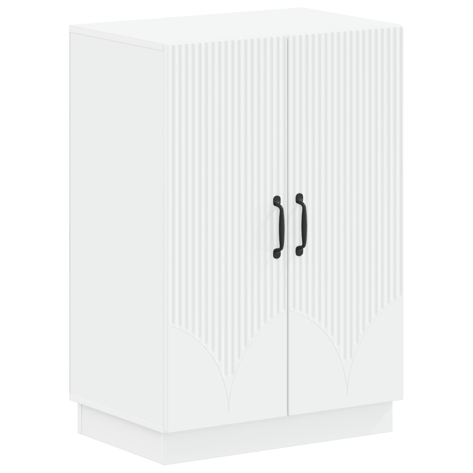 Shoe Cabinet HOORN 59.5 x 39.5 x 87 cm Engineered Wood White