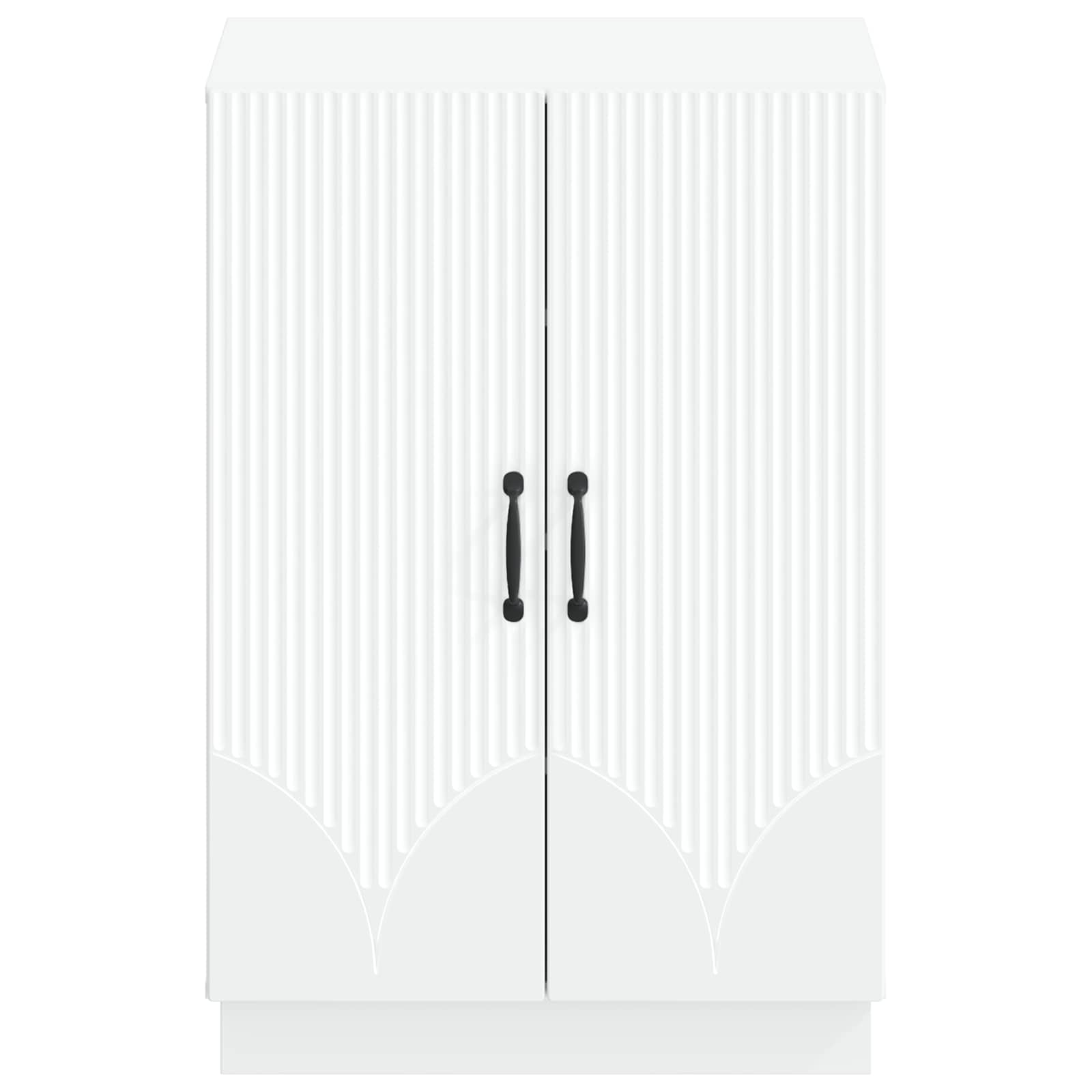 Shoe Cabinet HOORN 59.5 x 39.5 x 87 cm Engineered Wood White