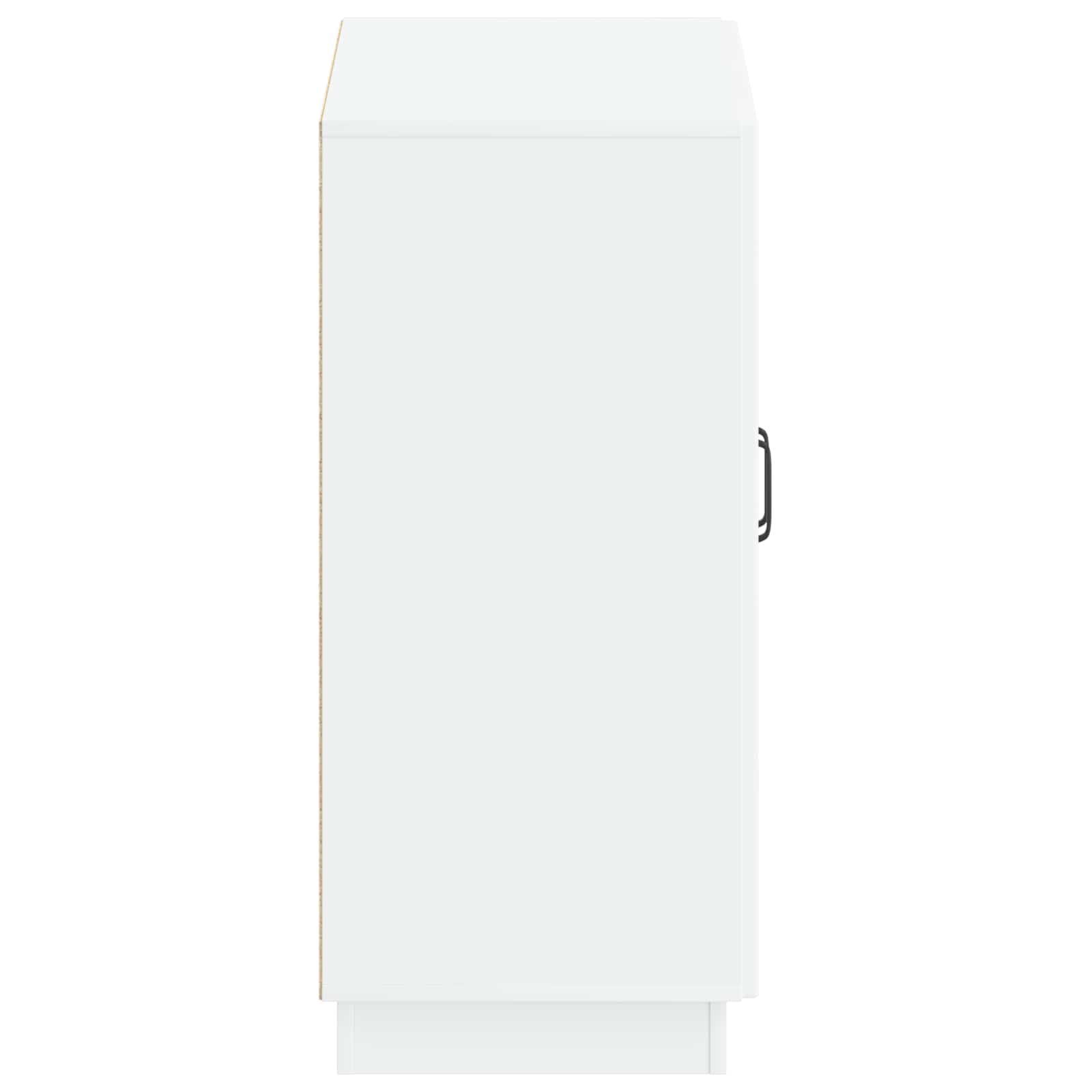 Shoe Cabinet HOORN 59.5 x 39.5 x 87 cm Engineered Wood White