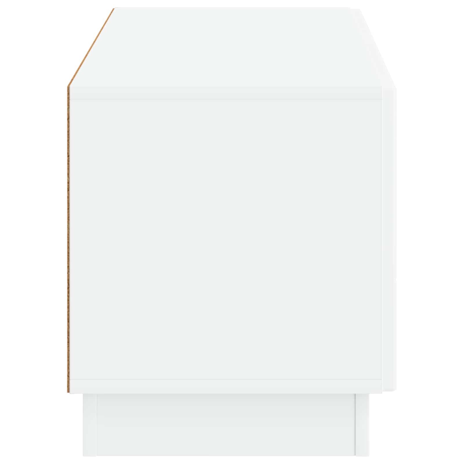 TV Cabinet White Engineered Wood