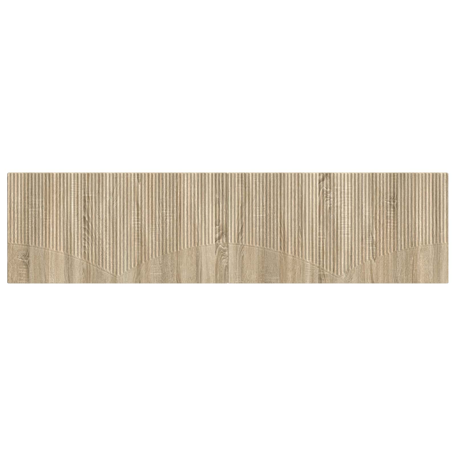 Wall-Mounted Headboard HOORN Sonoma Oak Engineered Wood