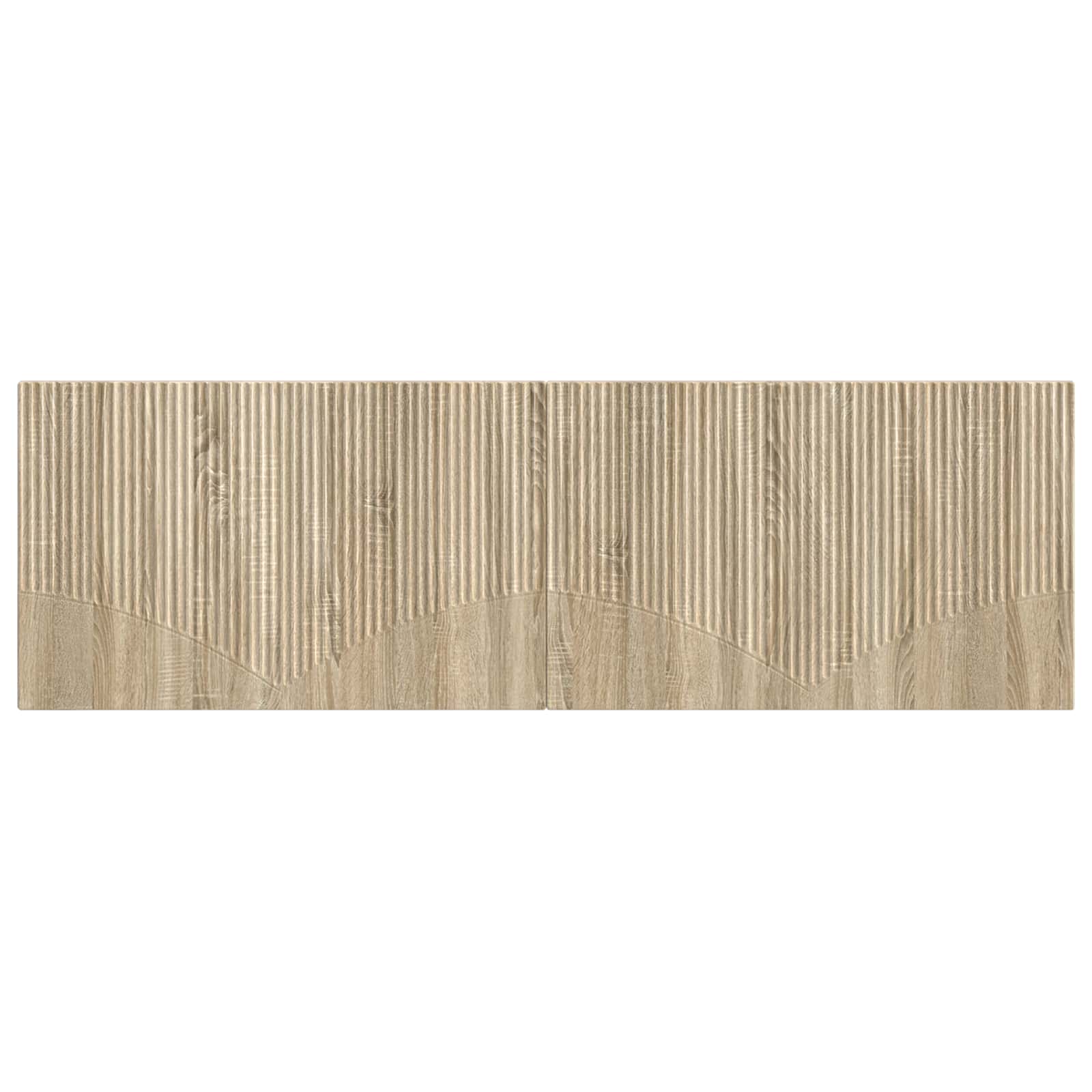 Wall-Mounted Headboard HOORN Sonoma Oak Engineered Wood