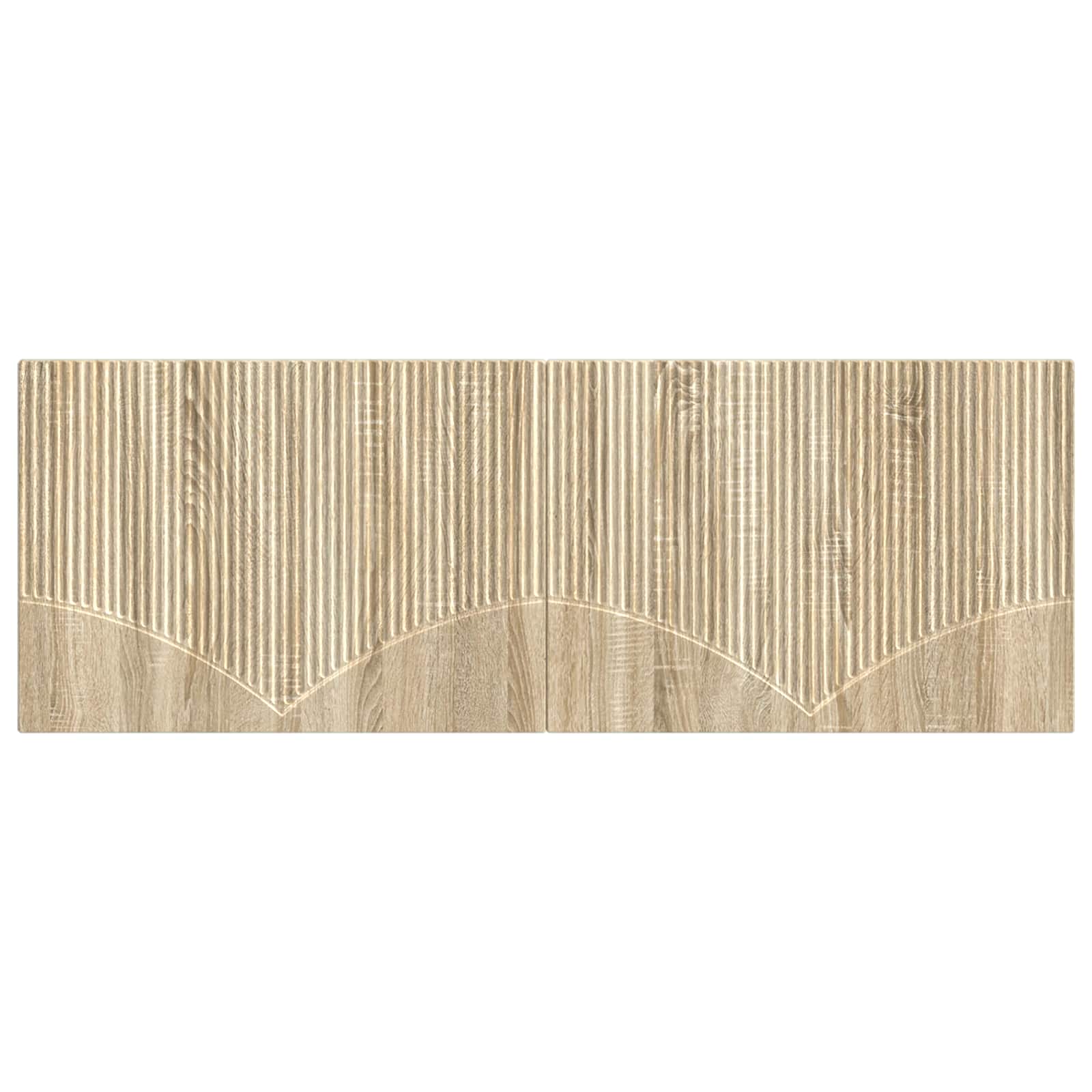 Wall-Mounted Headboard HOORN Sonoma Oak Engineered Wood