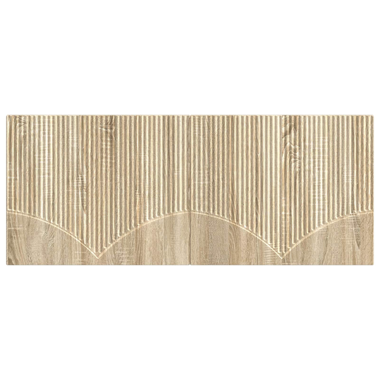 Wall-Mounted Headboard HOORN Sonoma Oak Engineered Wood