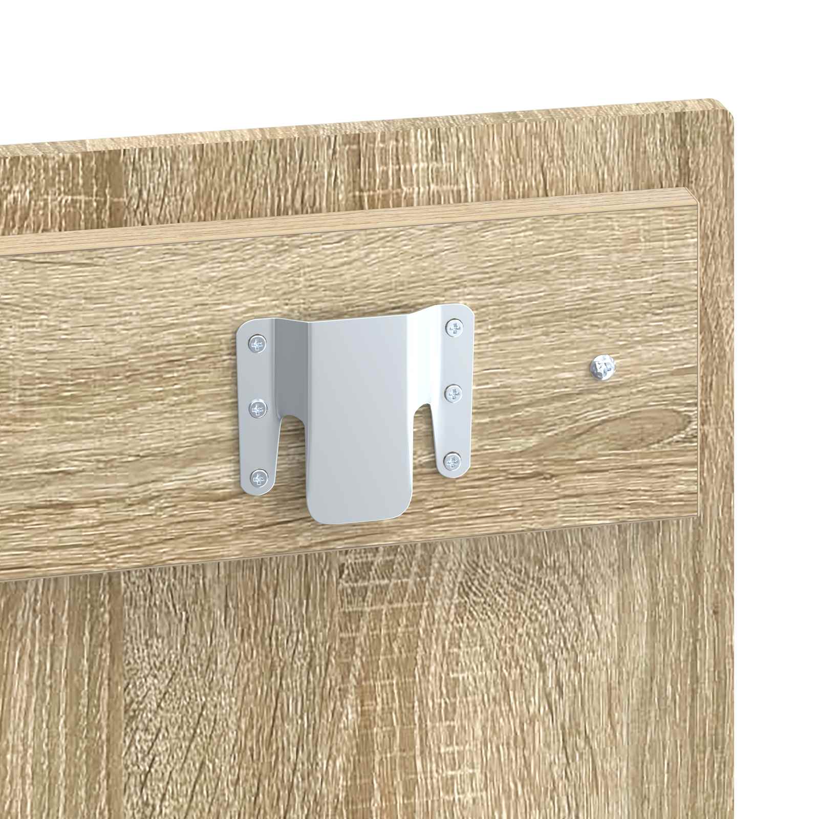 Wall-Mounted Headboard HOORN Sonoma Oak Engineered Wood