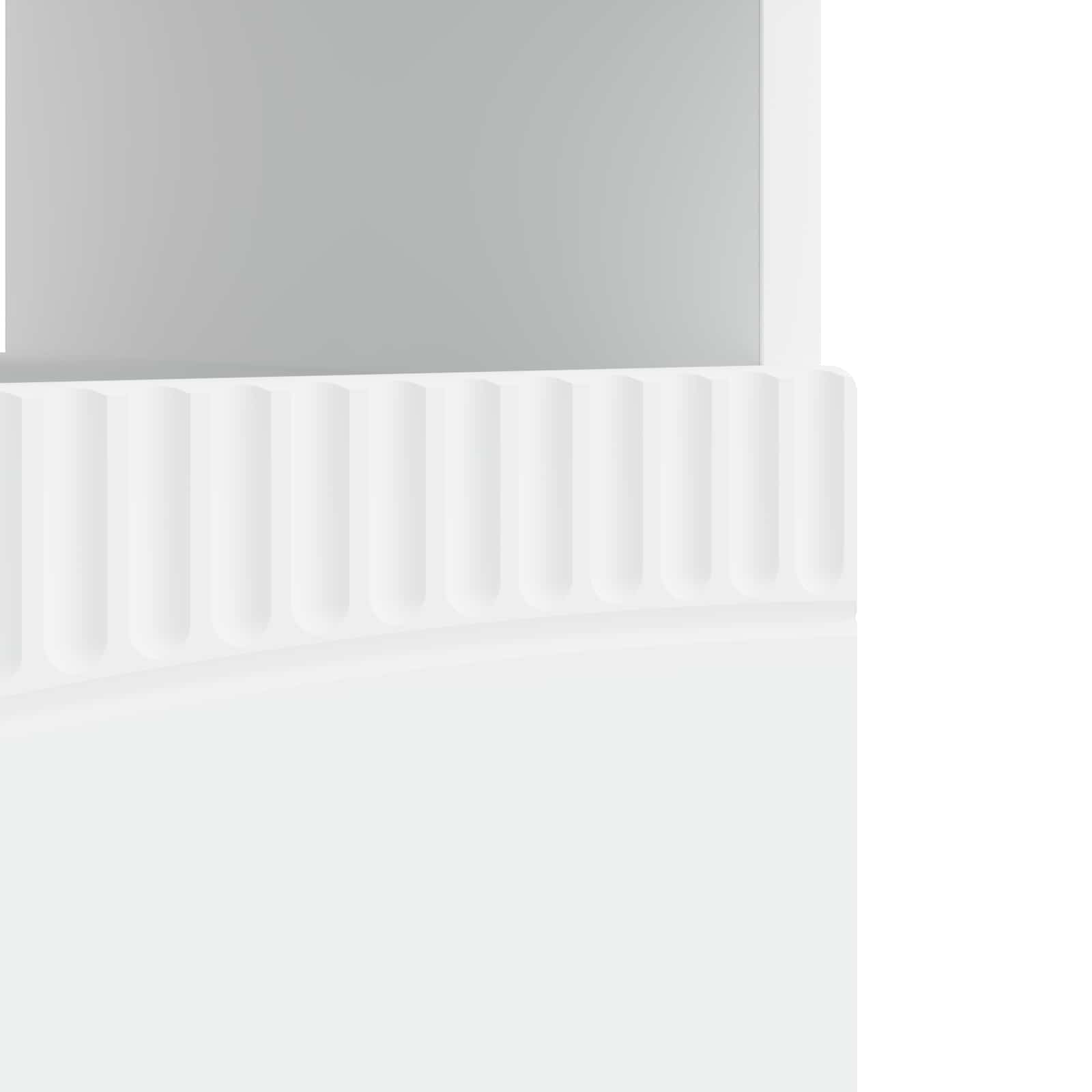 LED TV Cabinet White Engineered Wood