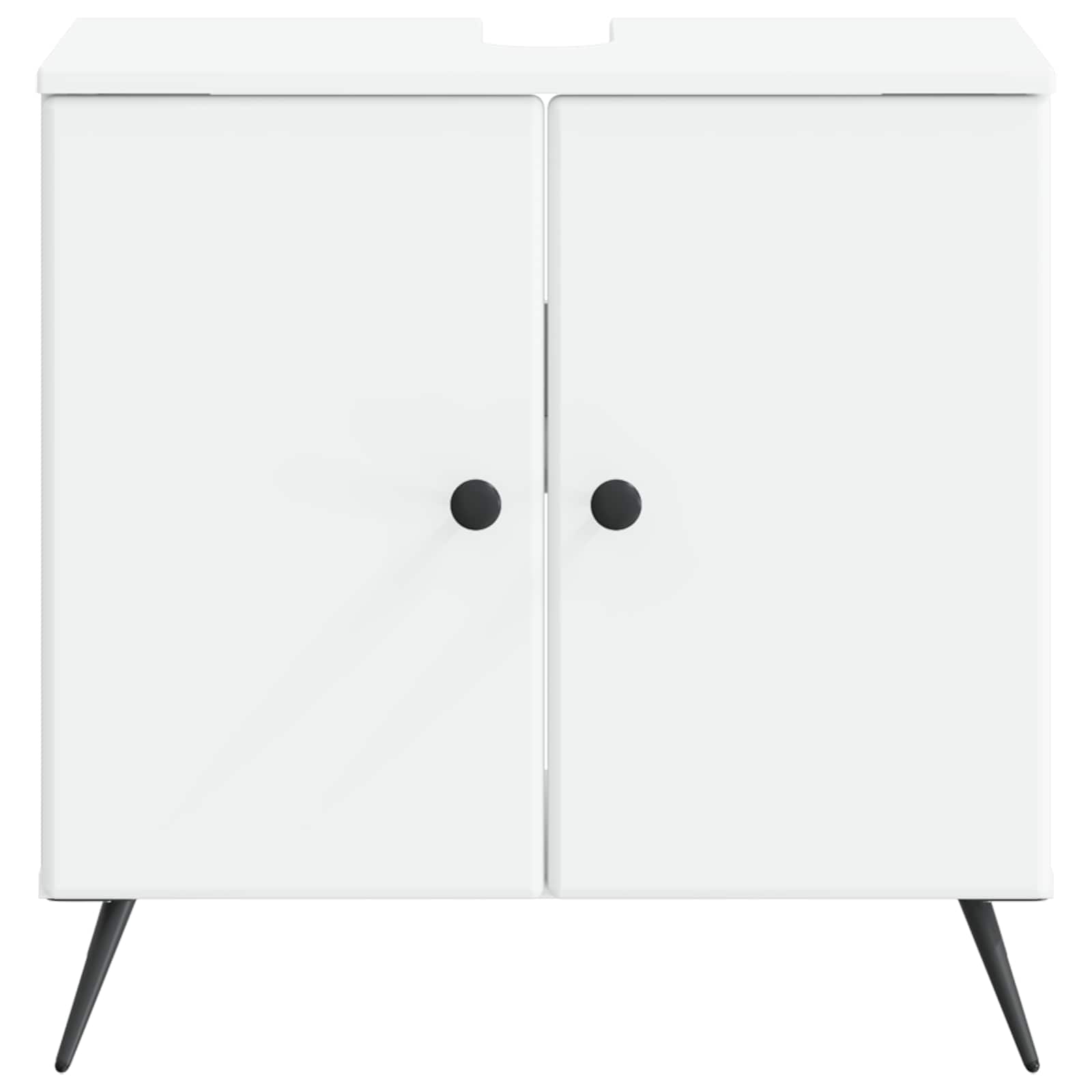 Bathroom Sink Cabinet BREDA White 59.5 x 31.5 x 59 cm