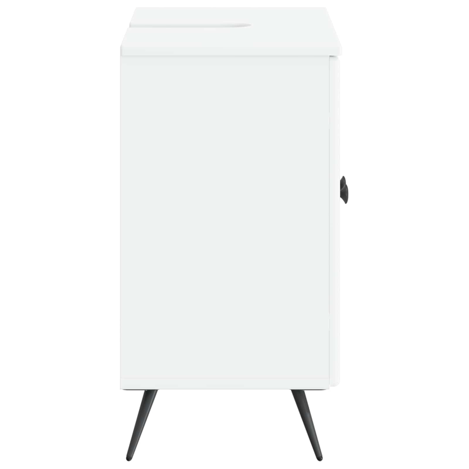 Bathroom Sink Cabinet BREDA White 59.5 x 31.5 x 59 cm