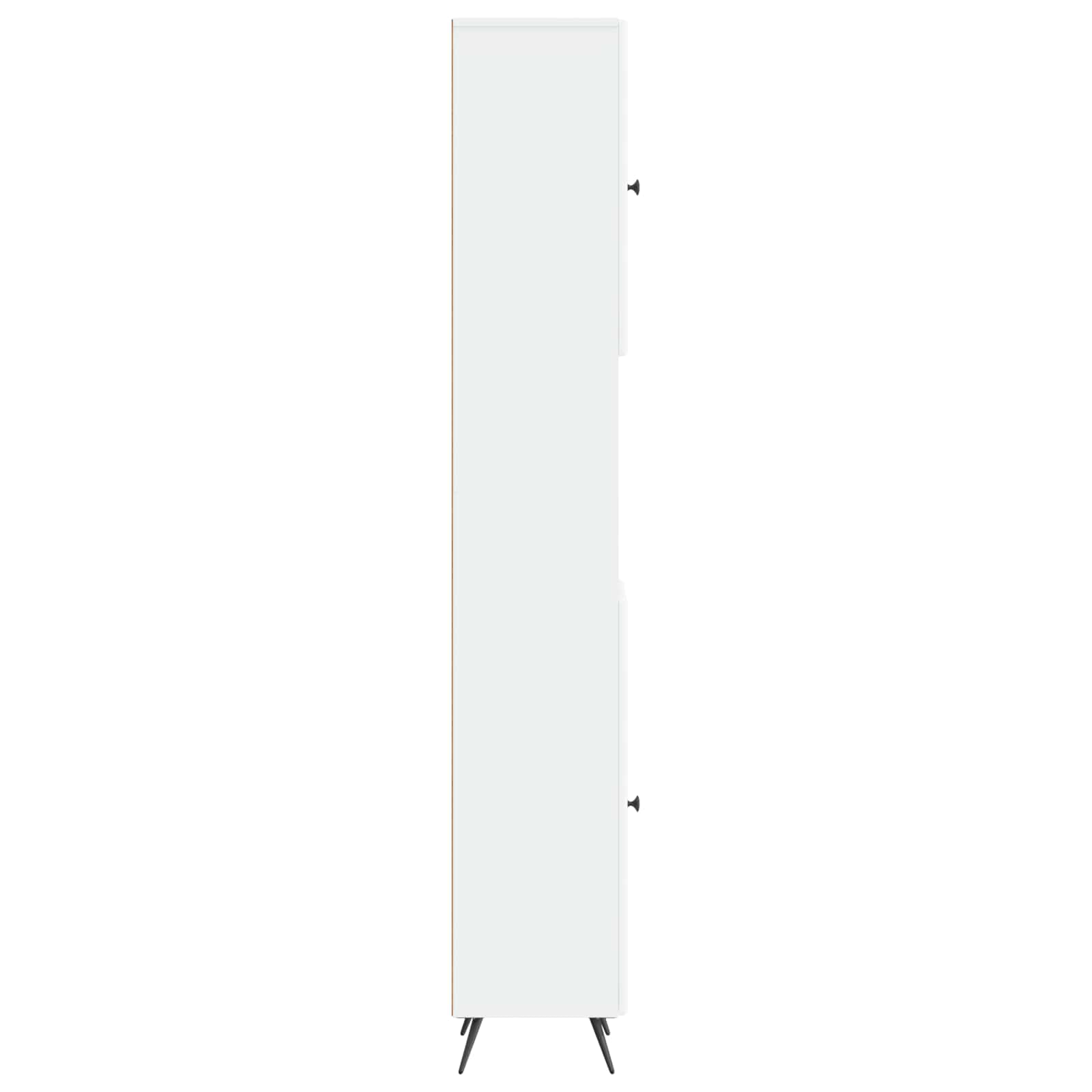 Bathroom Cabinet with Open Shelf BREDA White 30 x 31 x 190 cm