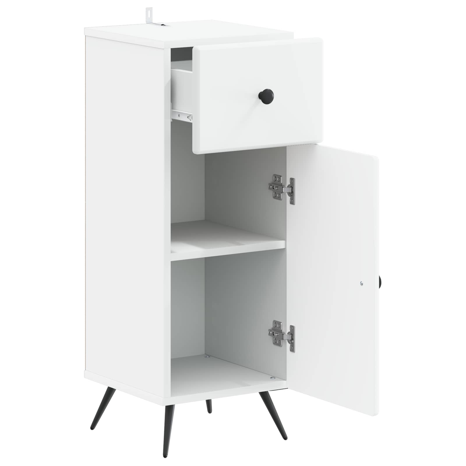 Bathroom Storage Cabinet BREDA White 30 x 31 x 80 cm