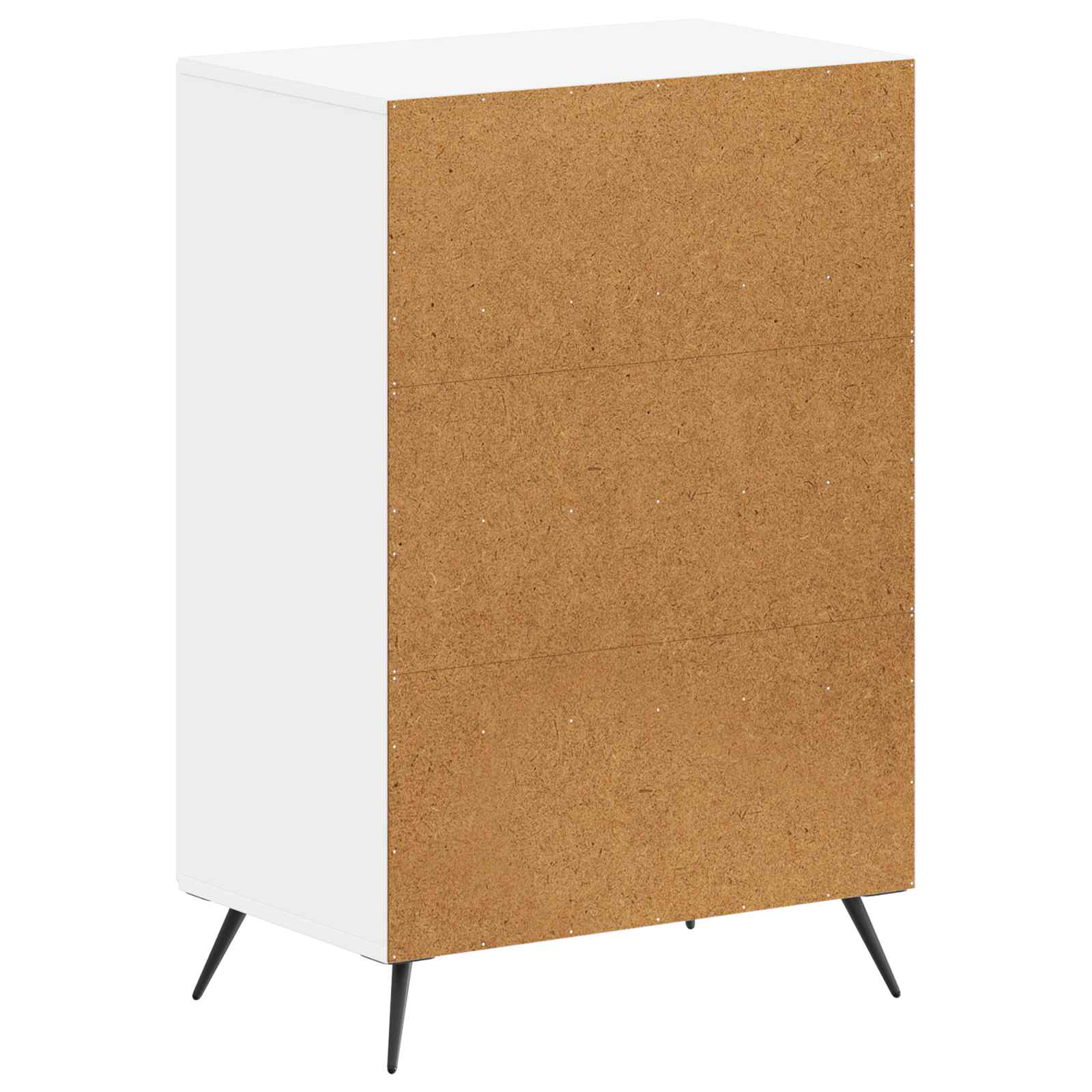 Shoe Cabinet BREDA 59.5 x 39.5 x 90 cm Engineered Wood White