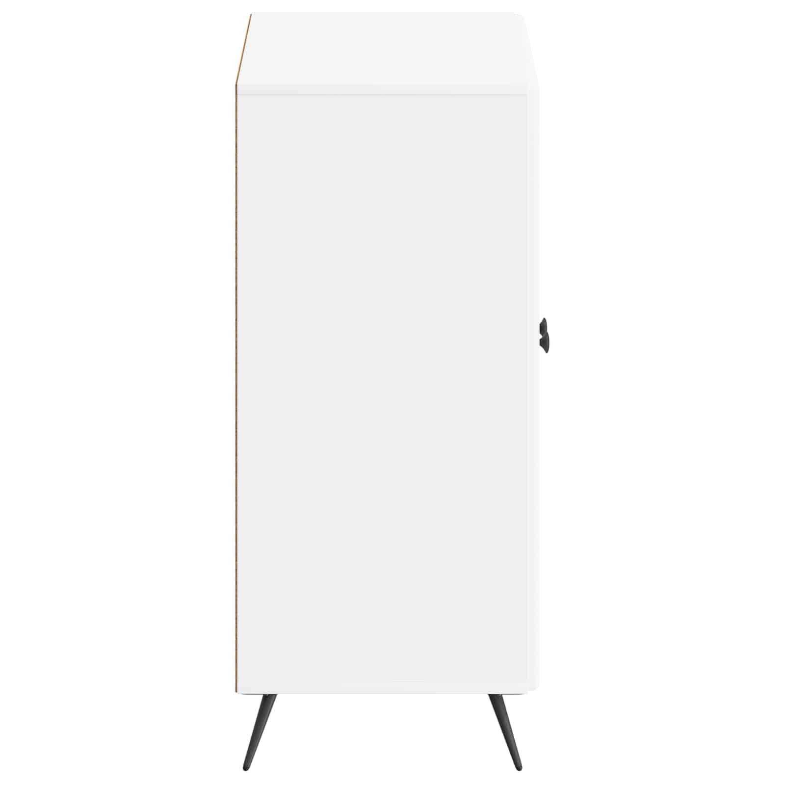 Shoe Cabinet BREDA 59.5 x 39.5 x 90 cm Engineered Wood White