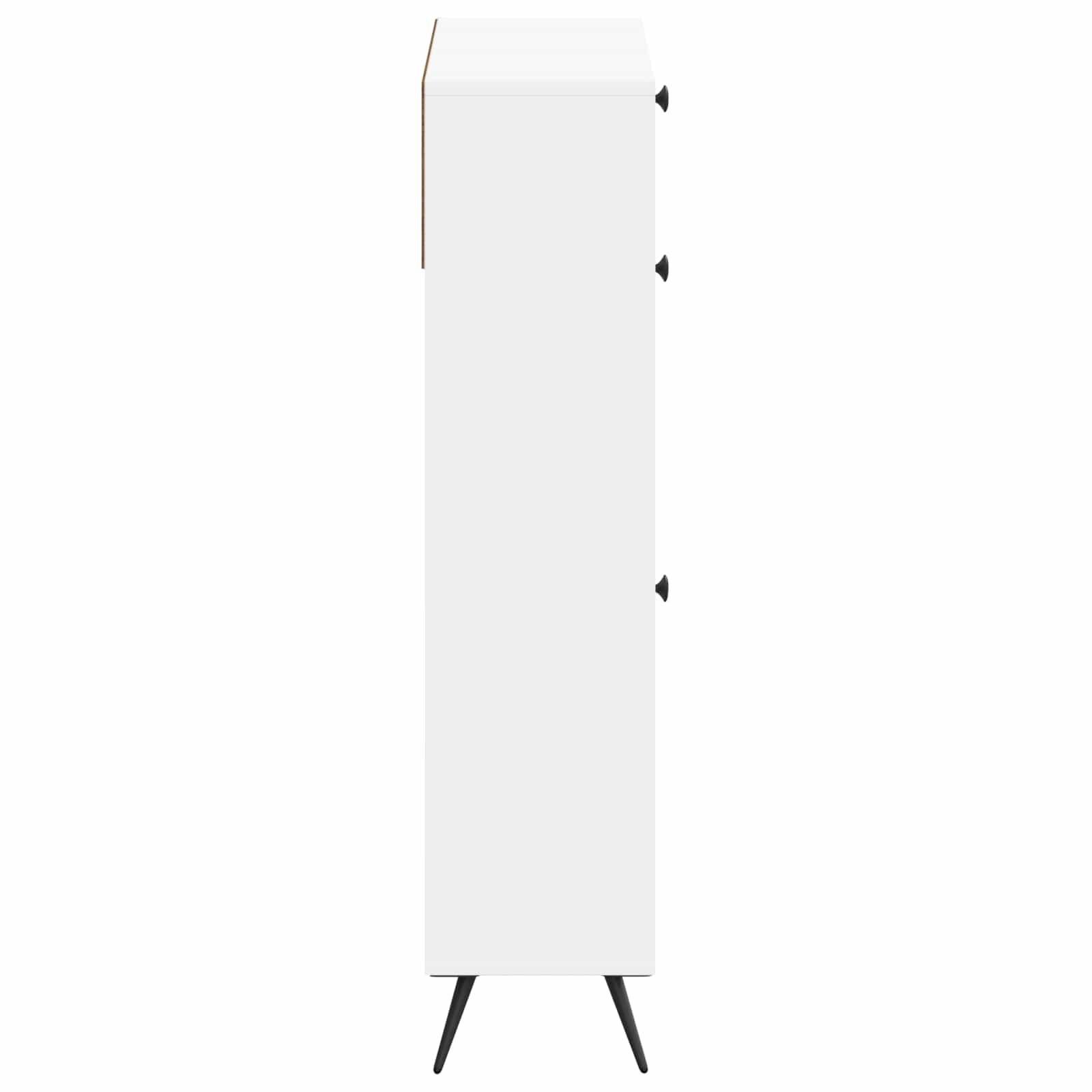 Shoe Cabinet BREDA 78 x 24 x 103 cm Engineered Wood White