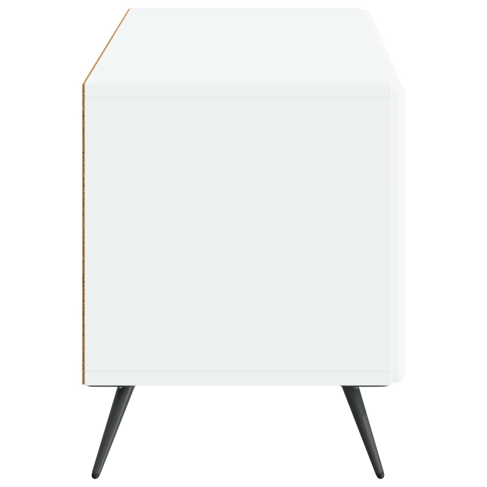 TV Cabinet White Engineered Wood