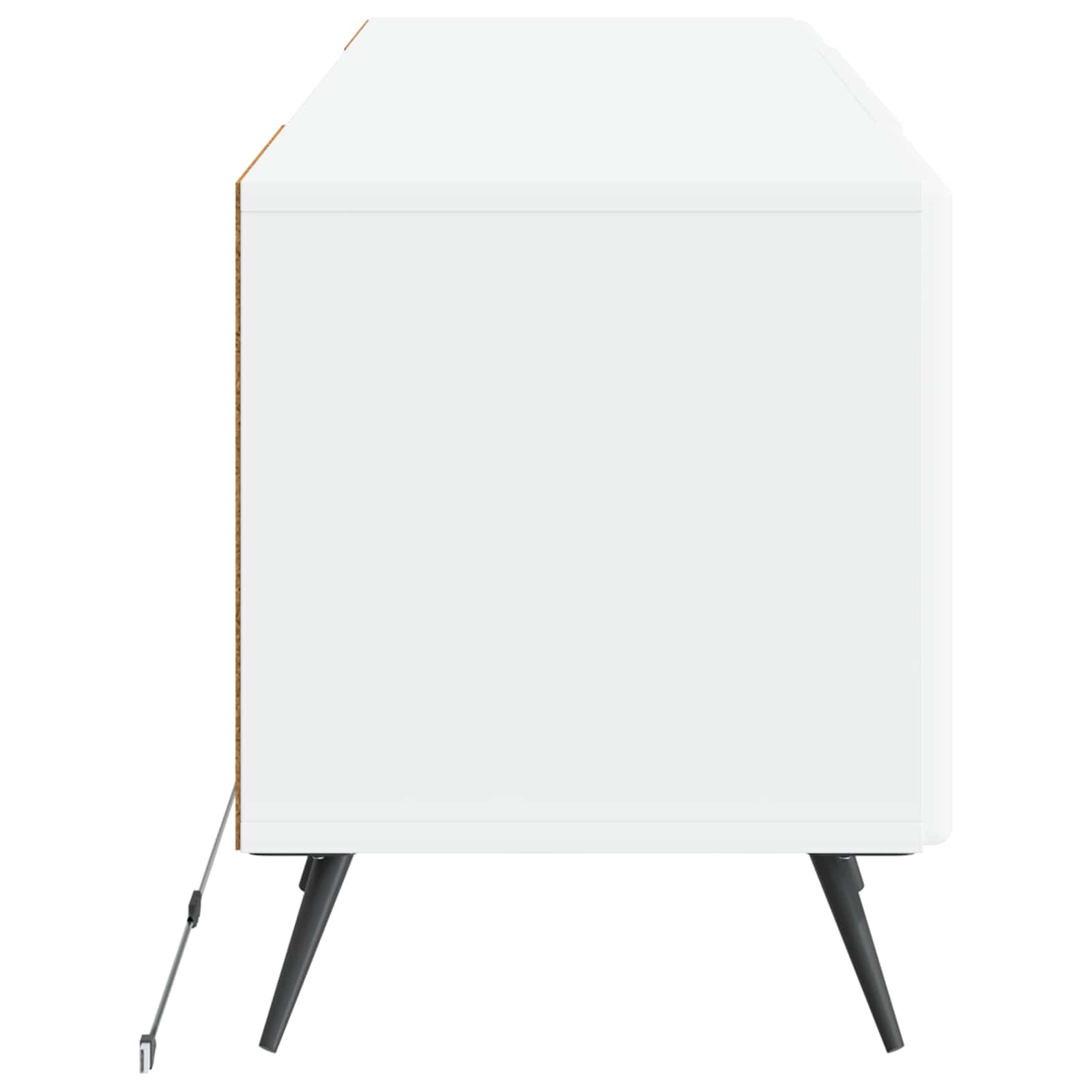 LED TV Cabinet White Engineered Wood