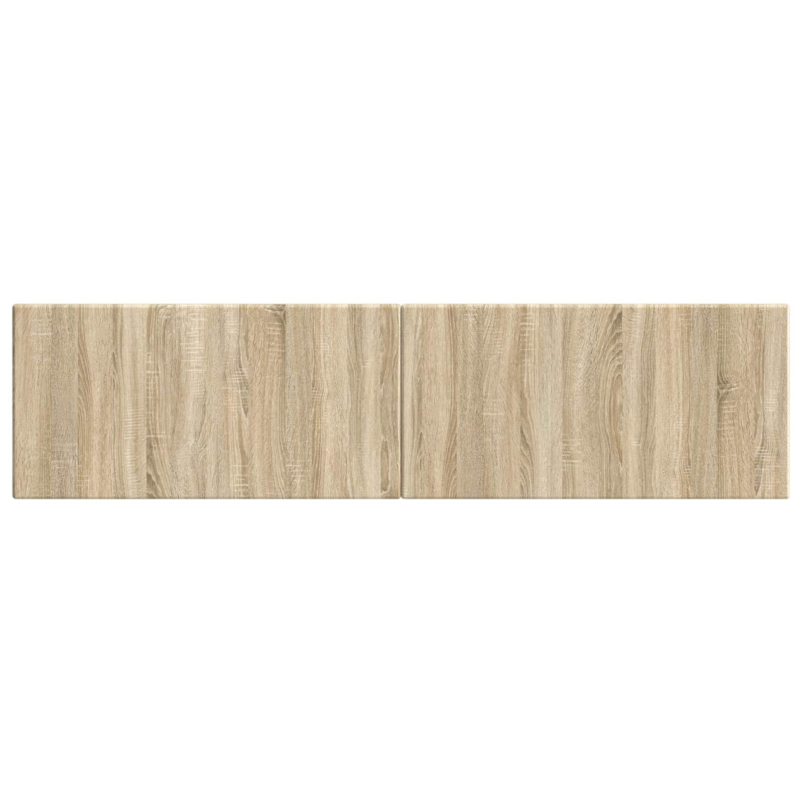 Wall-Mounted Headboard BREDA Sonoma Oak Engineered Wood