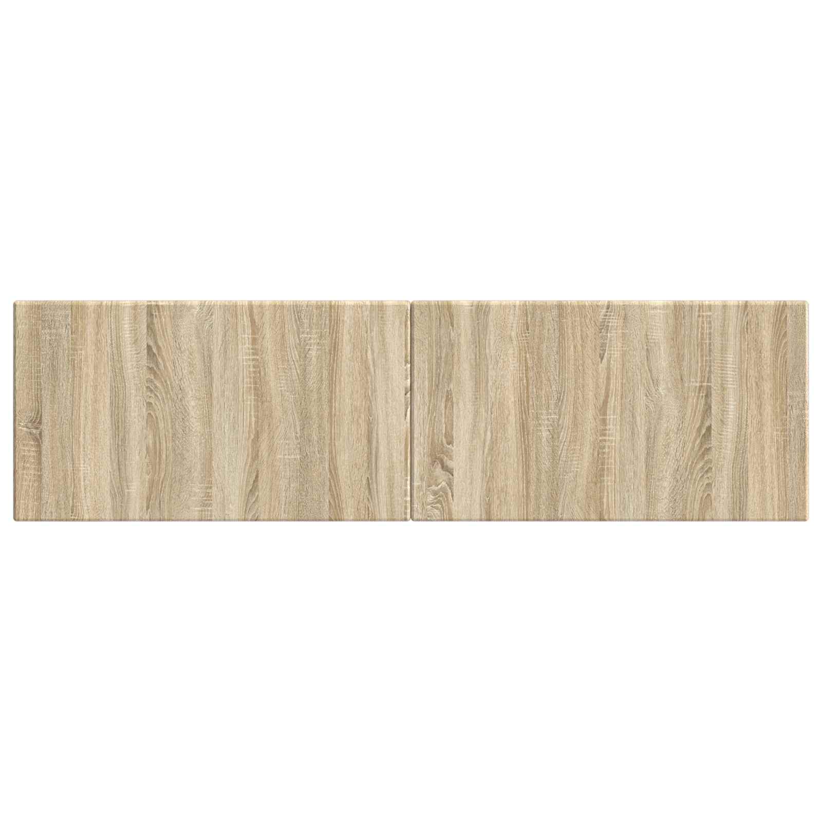 Wall-Mounted Headboard BREDA Sonoma Oak Engineered Wood