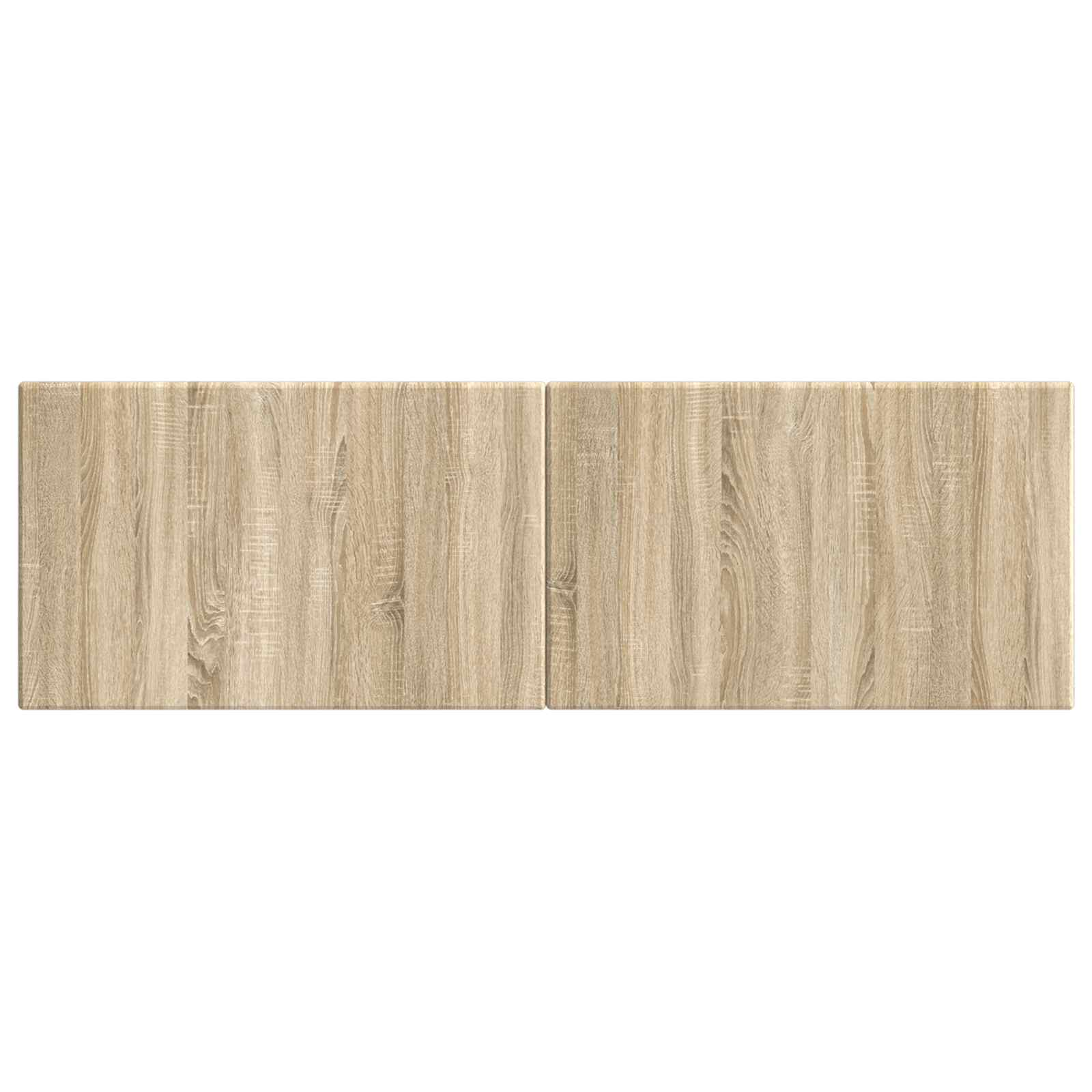 Wall-Mounted Headboard BREDA Sonoma Oak Engineered Wood
