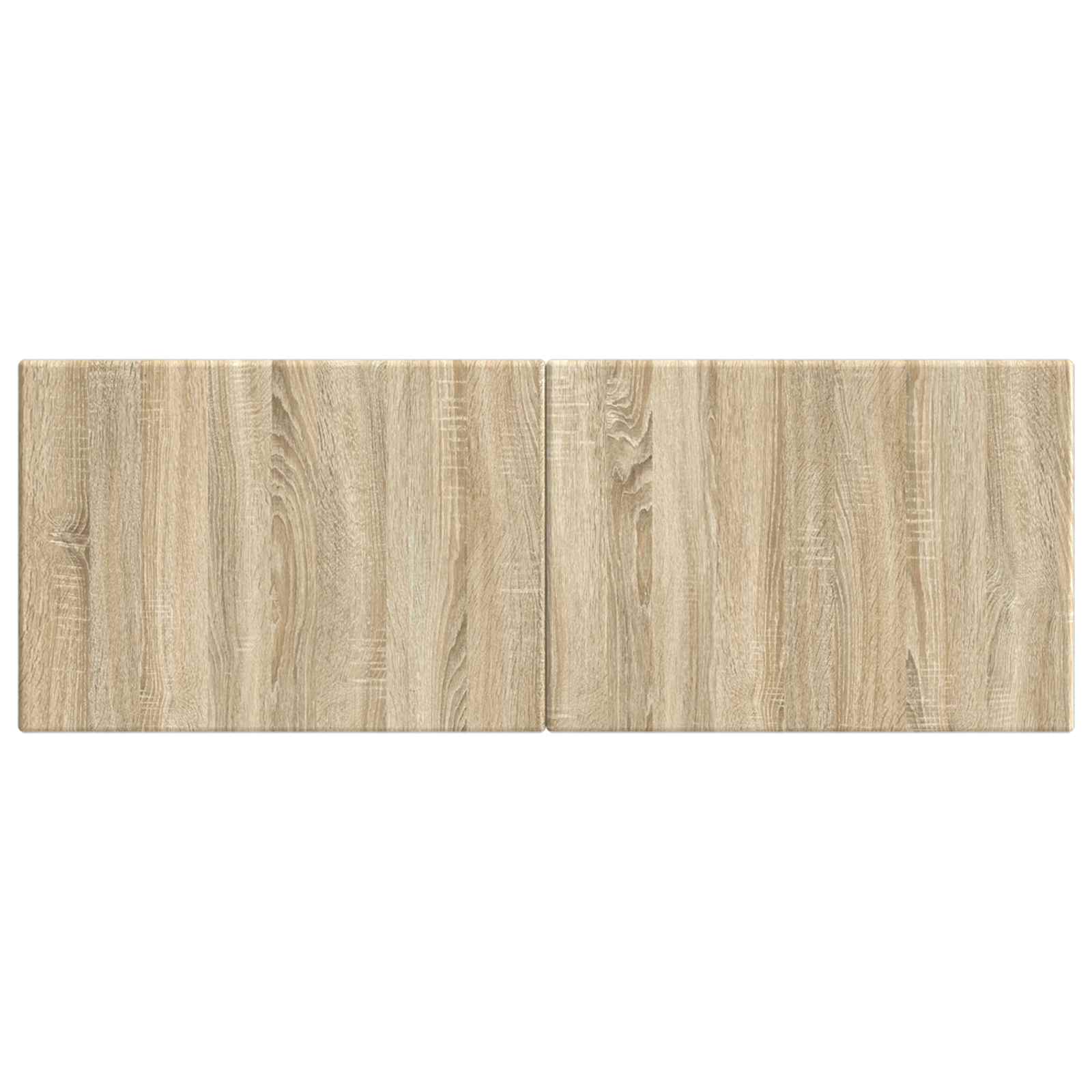 Wall-Mounted Headboard BREDA Sonoma Oak Engineered Wood