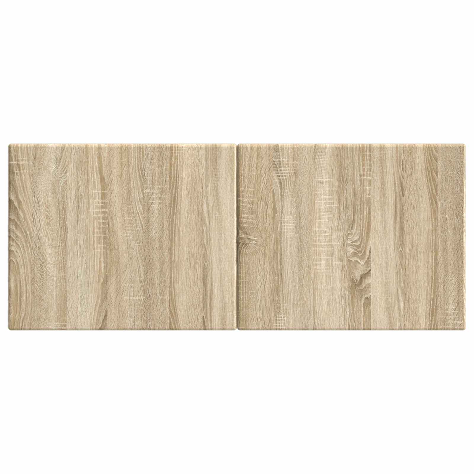 Wall-Mounted Headboard BREDA Sonoma Oak Engineered Wood