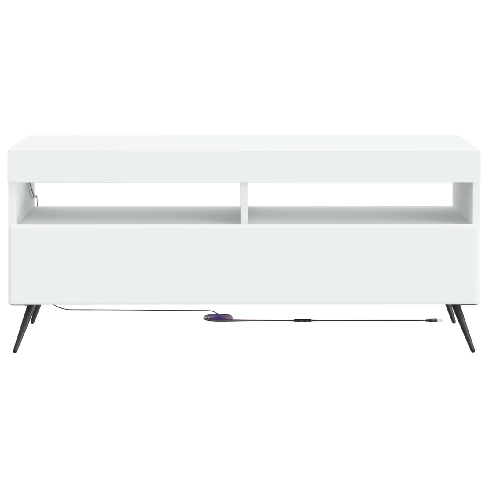 LED TV Cabinet White Engineered Wood