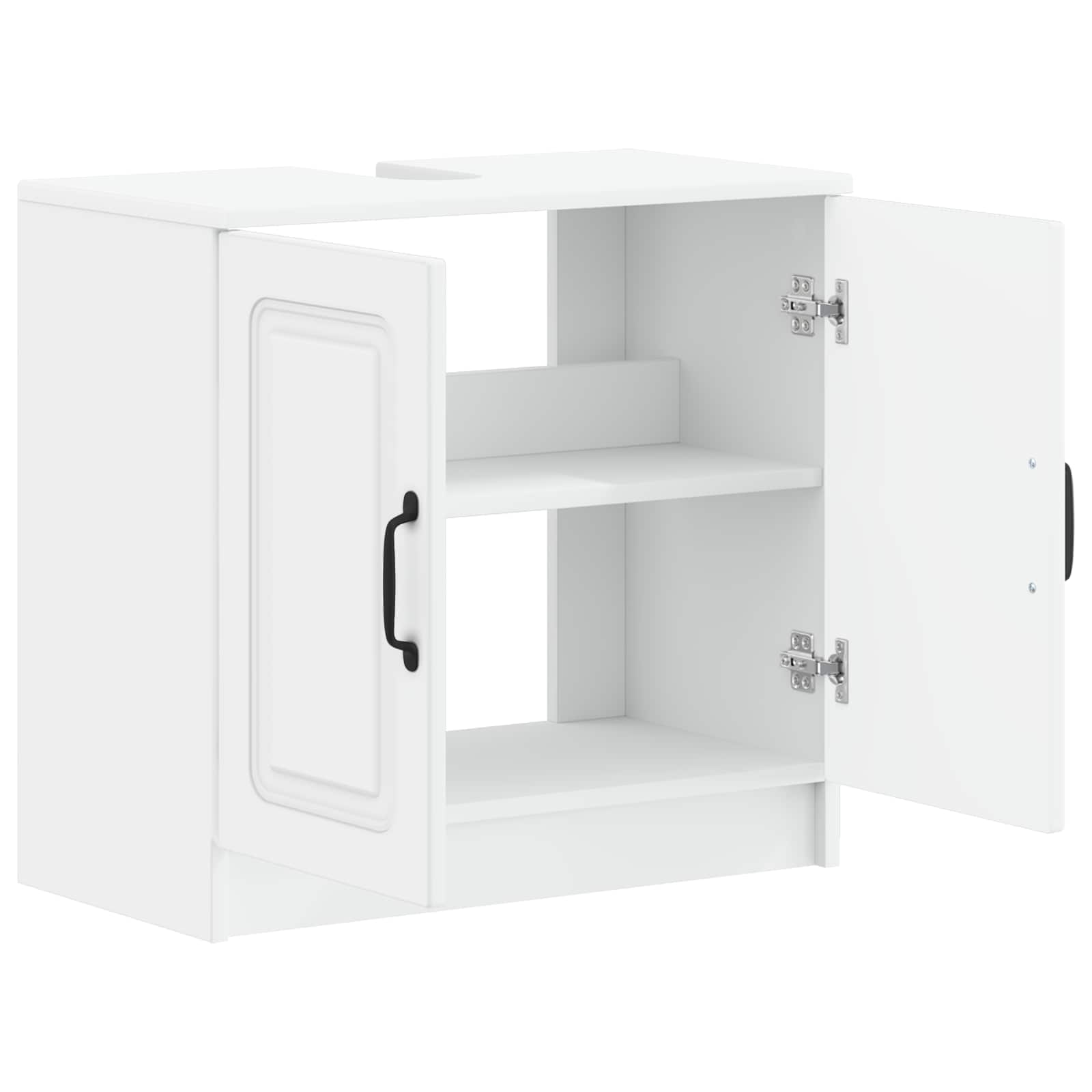 Bathroom Sink Cabinet UTRECHT White 59.5 x 31.5 x 59 cm