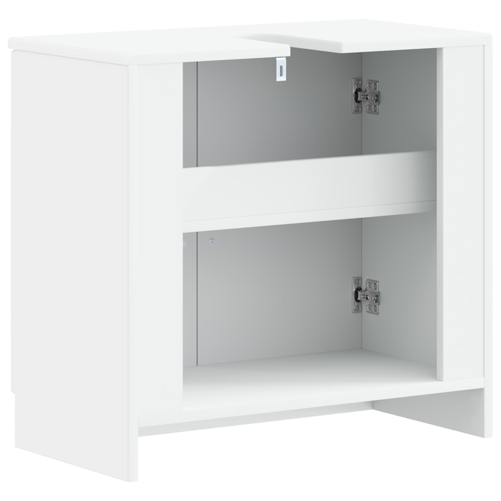 Bathroom Sink Cabinet UTRECHT White 59.5 x 31.5 x 59 cm