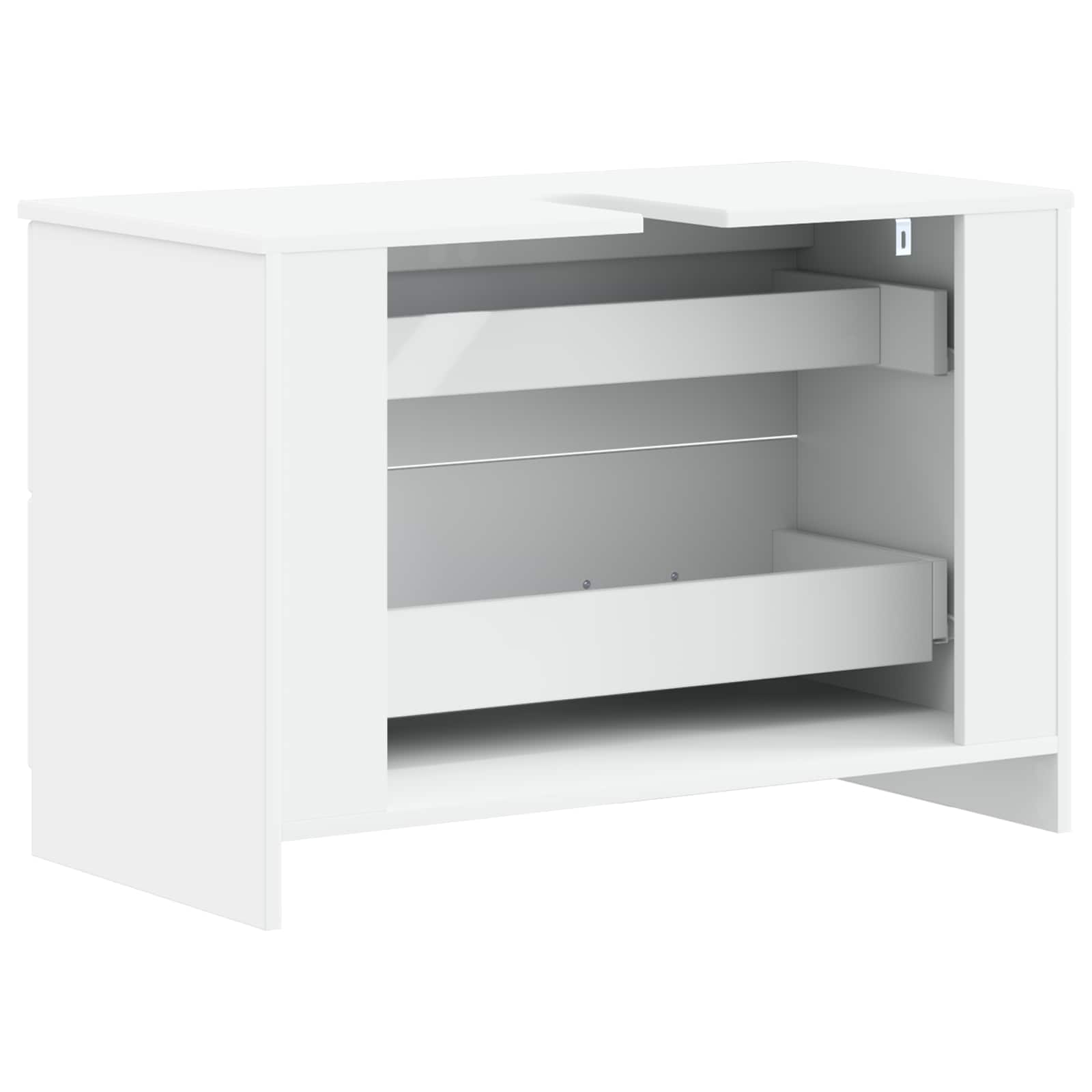 Bathroom Sink Cabinet UTRECHT White 82 x 41 x 56 cm
