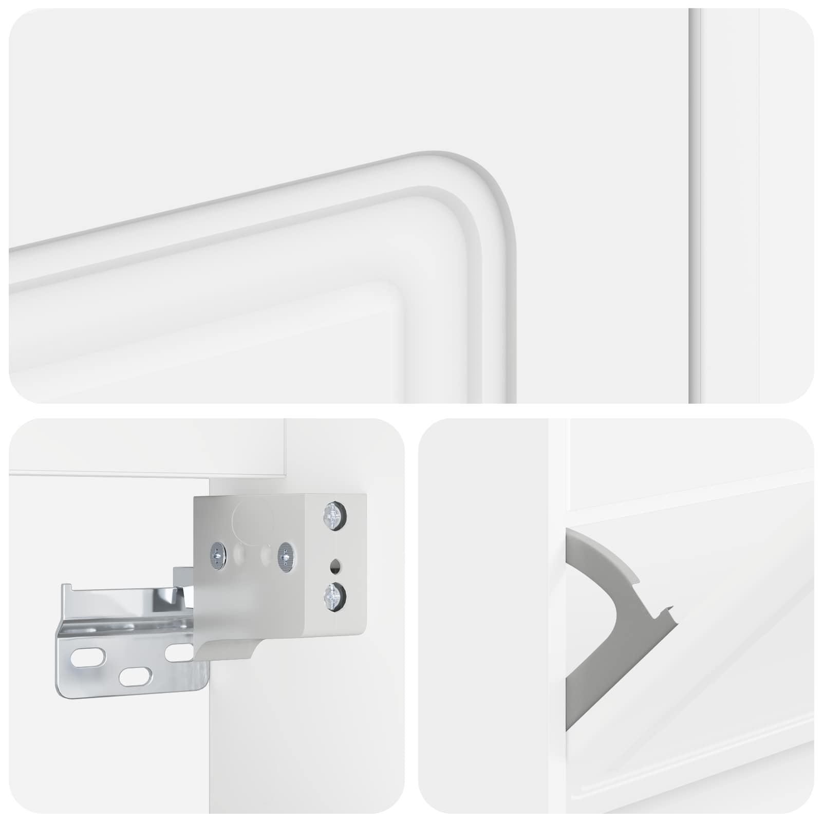 Wall-Mounted Shoe Cabinet UTRECHT 71 x 17 x 43 cm White