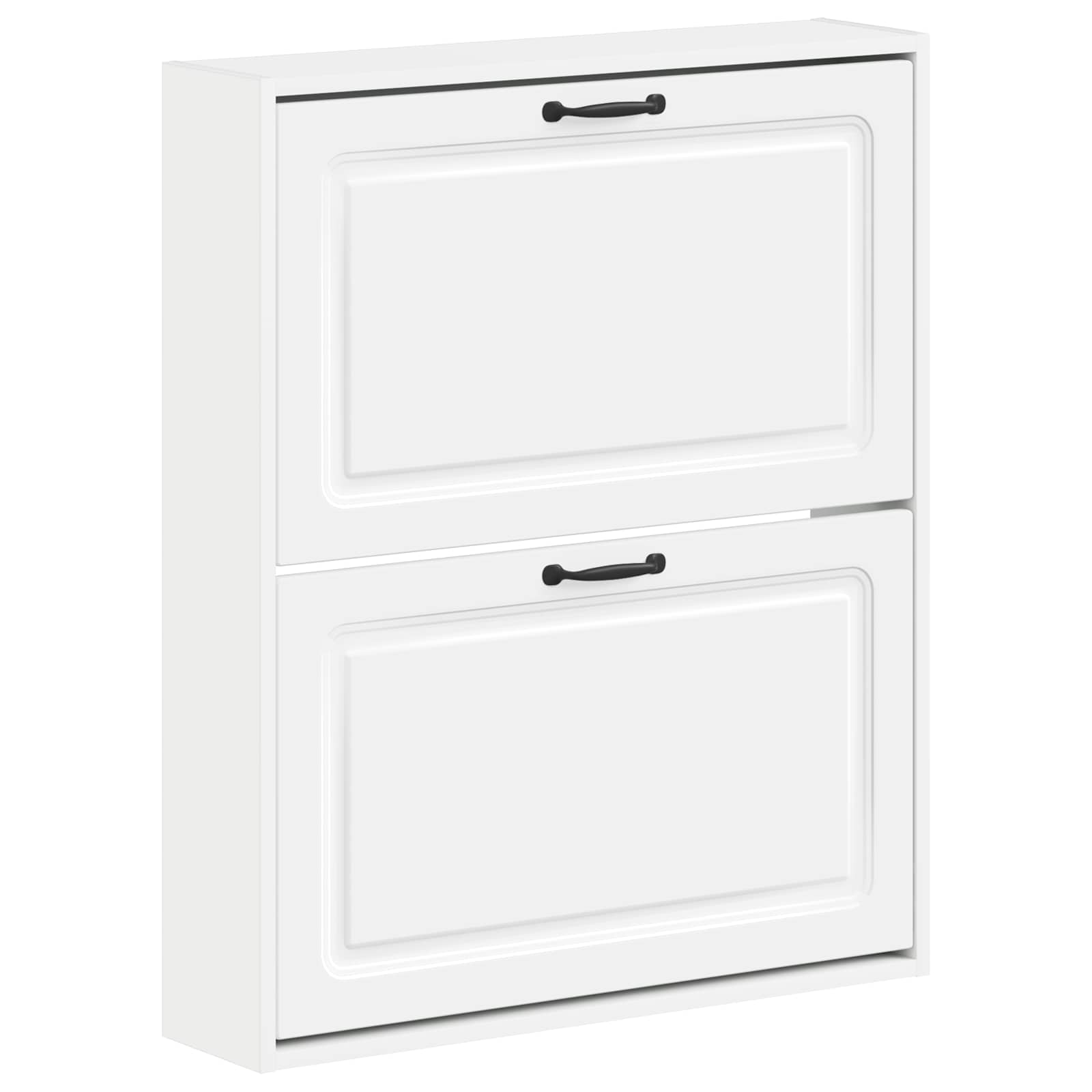 Wall-Mounted Shoe Cabinet UTRECHT 71 x 17 x 86 cm White