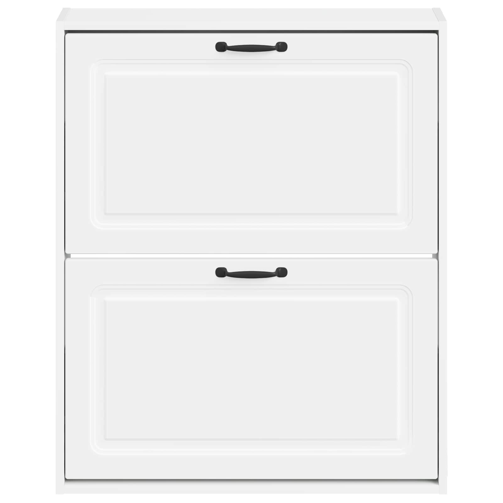 Wall-Mounted Shoe Cabinet UTRECHT 71 x 17 x 86 cm White