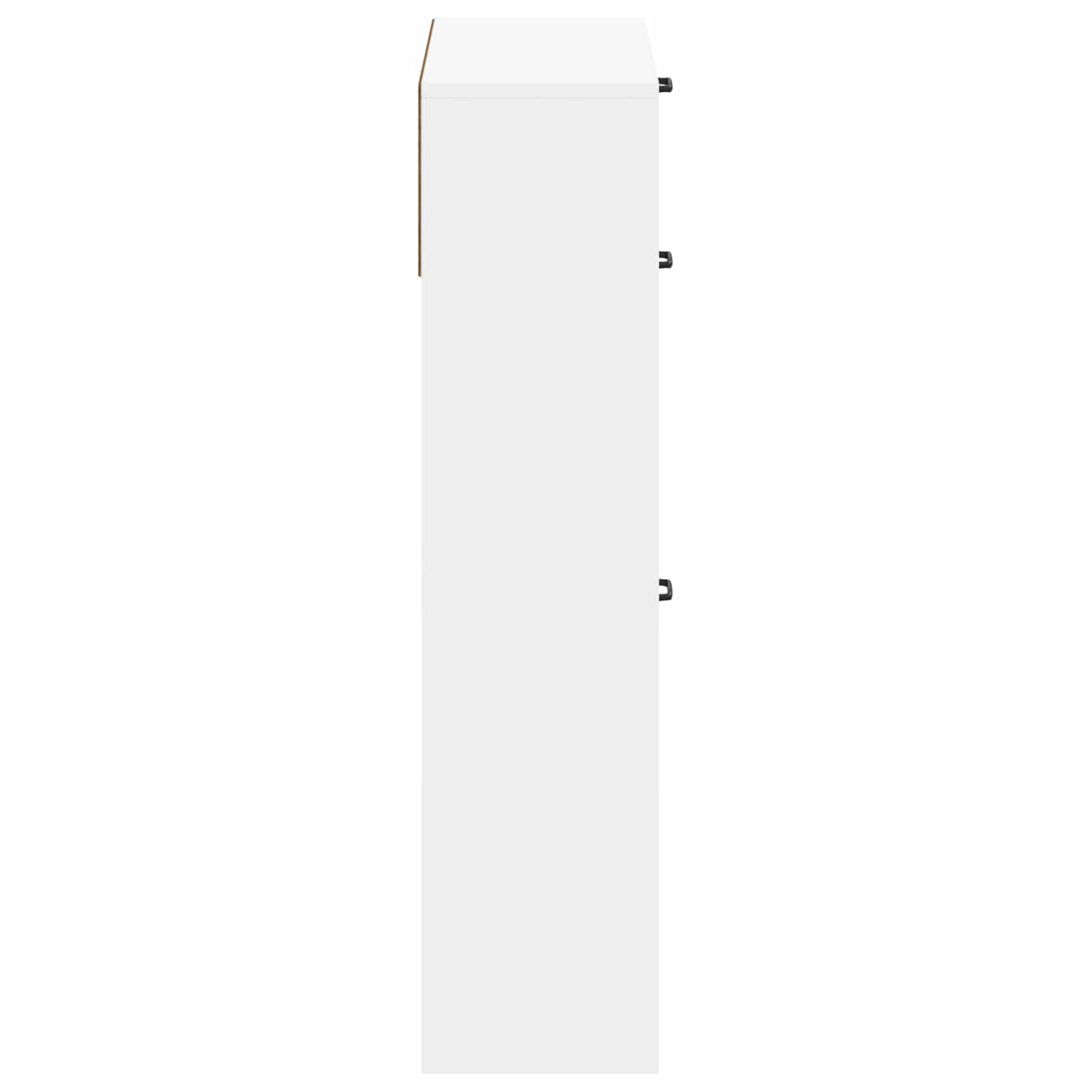 Shoe Cabinet UTRECHT 78 x 24 x 100 cm Engineered Wood White